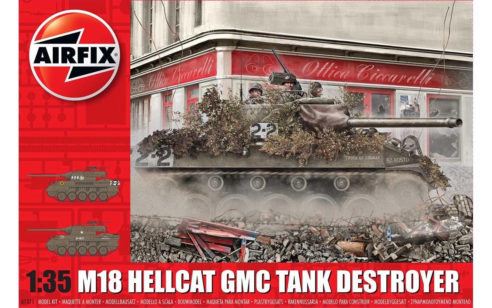 1:35 M18 Hellcat GMC Tank Destroyer Model Kit