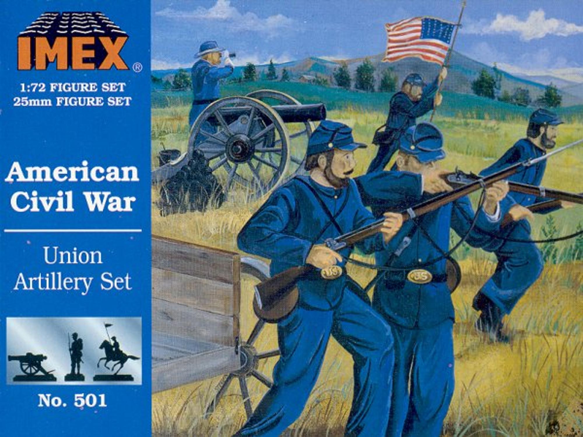 1:72 Artillery Union Figure Set