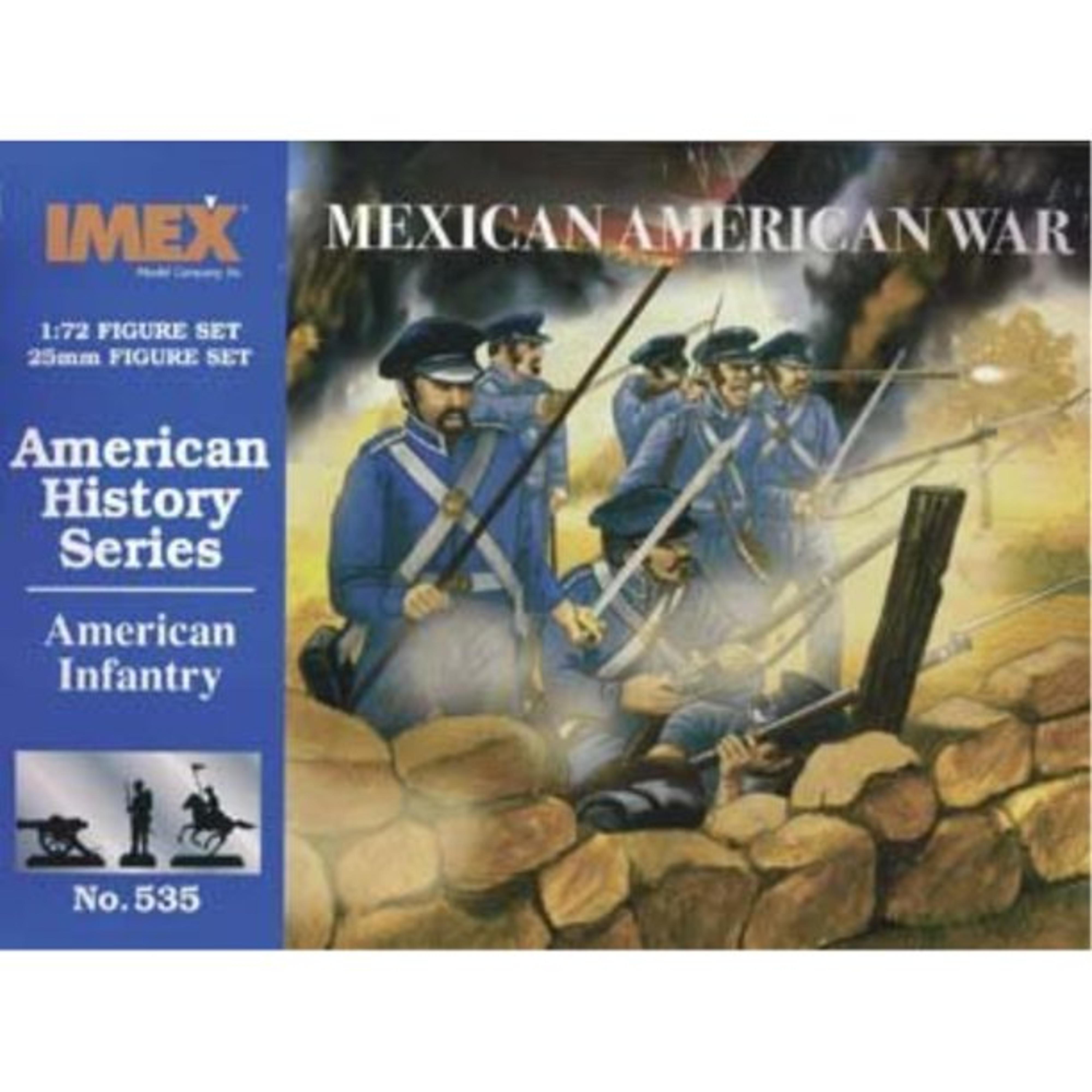 1:72 American Infantry Mexican War Figure Set
