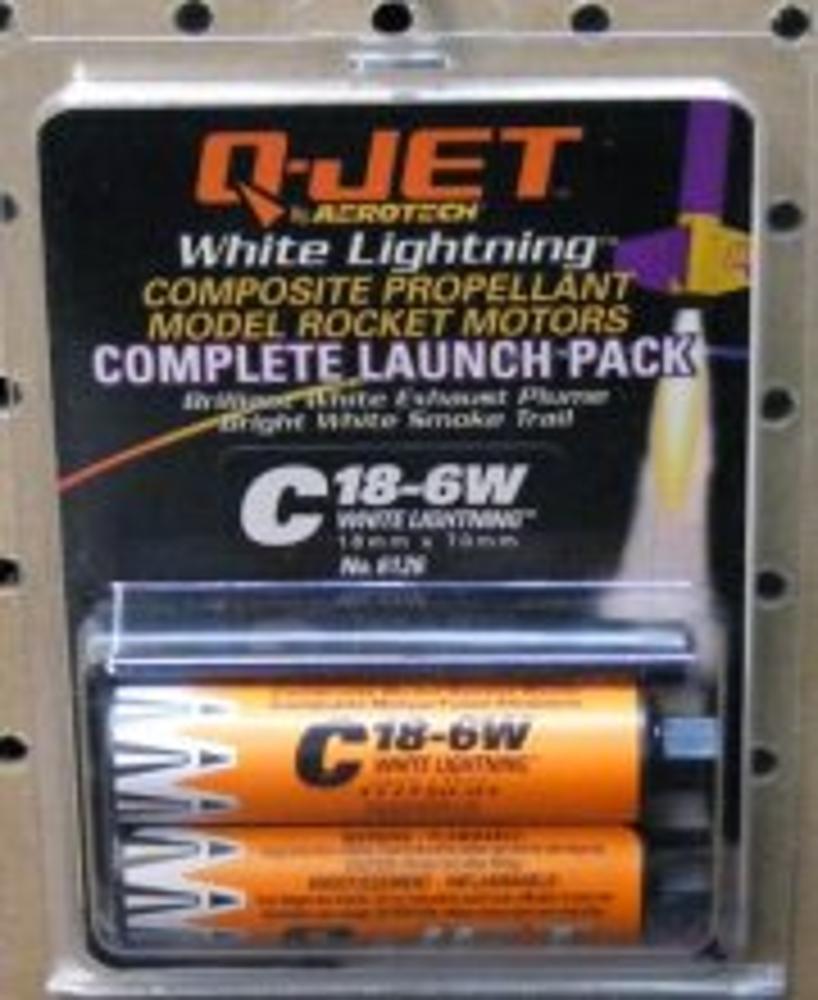 Quest Q-Jet C18-6W White Lightning Complete 2-Motor Launch Pack