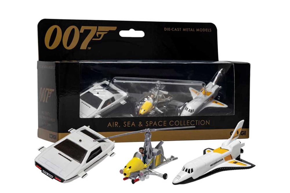 James Bond Air, Sea, and Space Diecast Model Collection