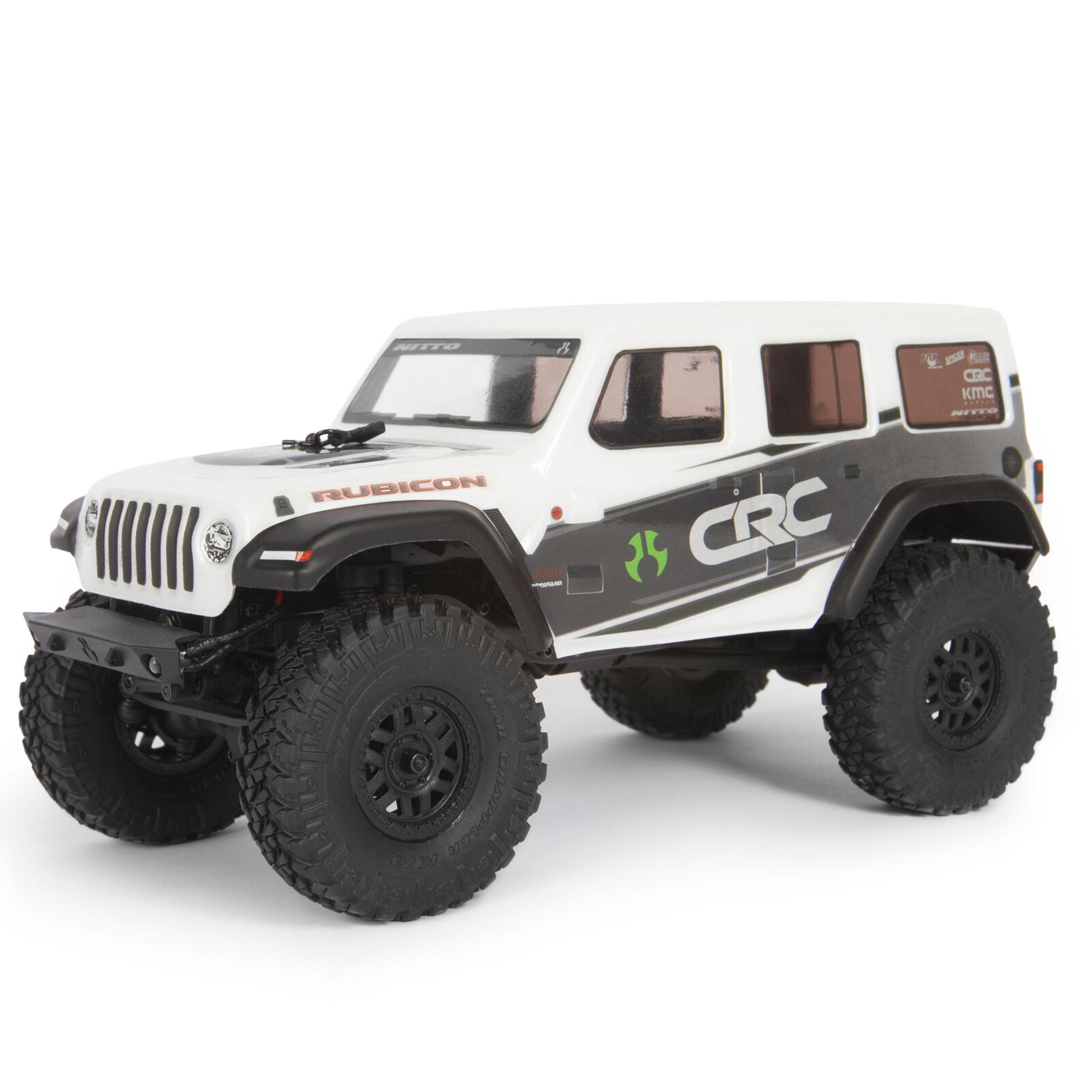 SCX24 2019 Jeep Wrangler JLU CRC 4WD RTR (White)