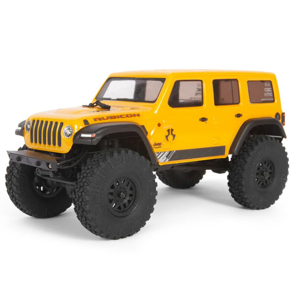 SCX24 2019 Jeep Wrangler JLU CRC 4WD RTR (Yellow)