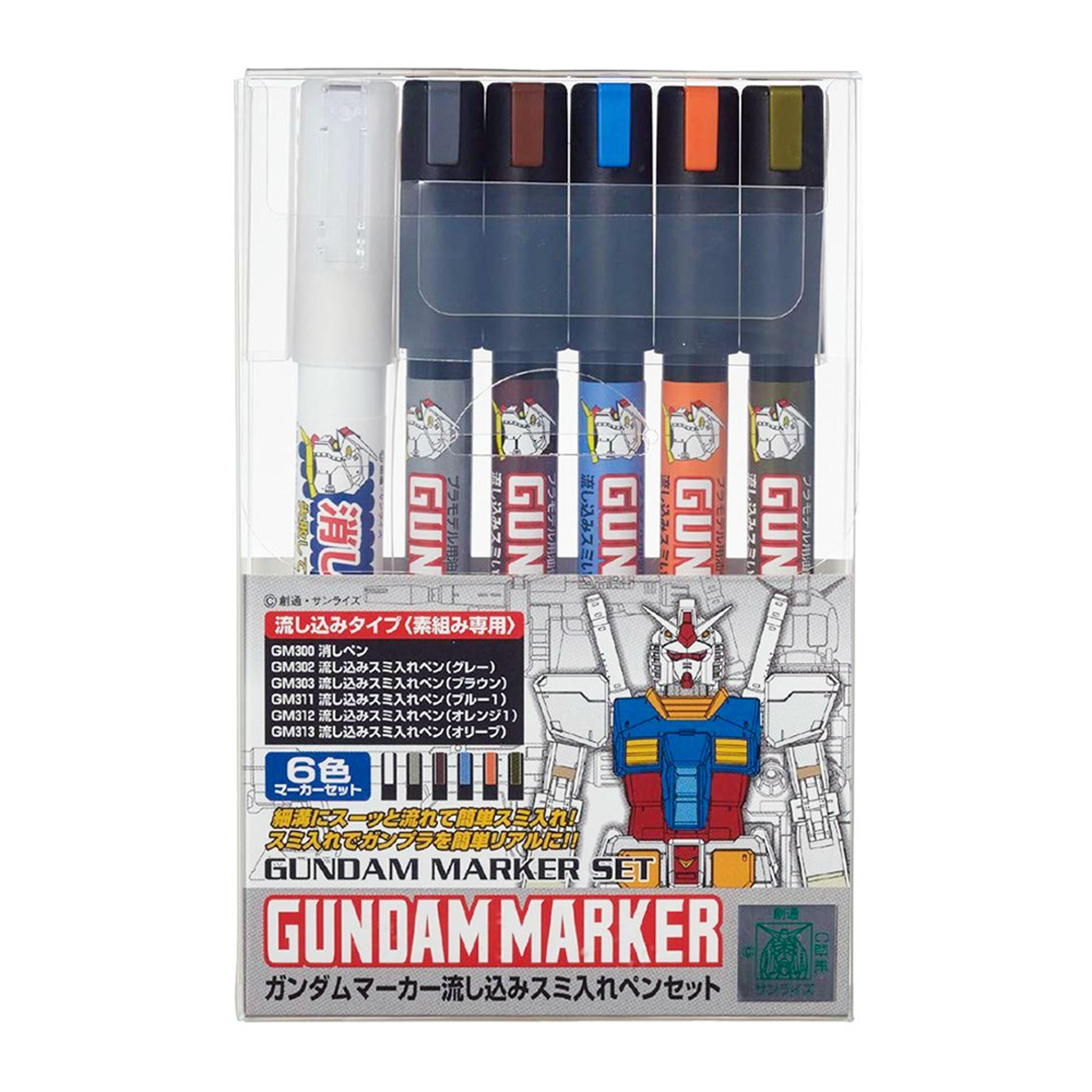 Gundam Marker Pour Type Pen Set