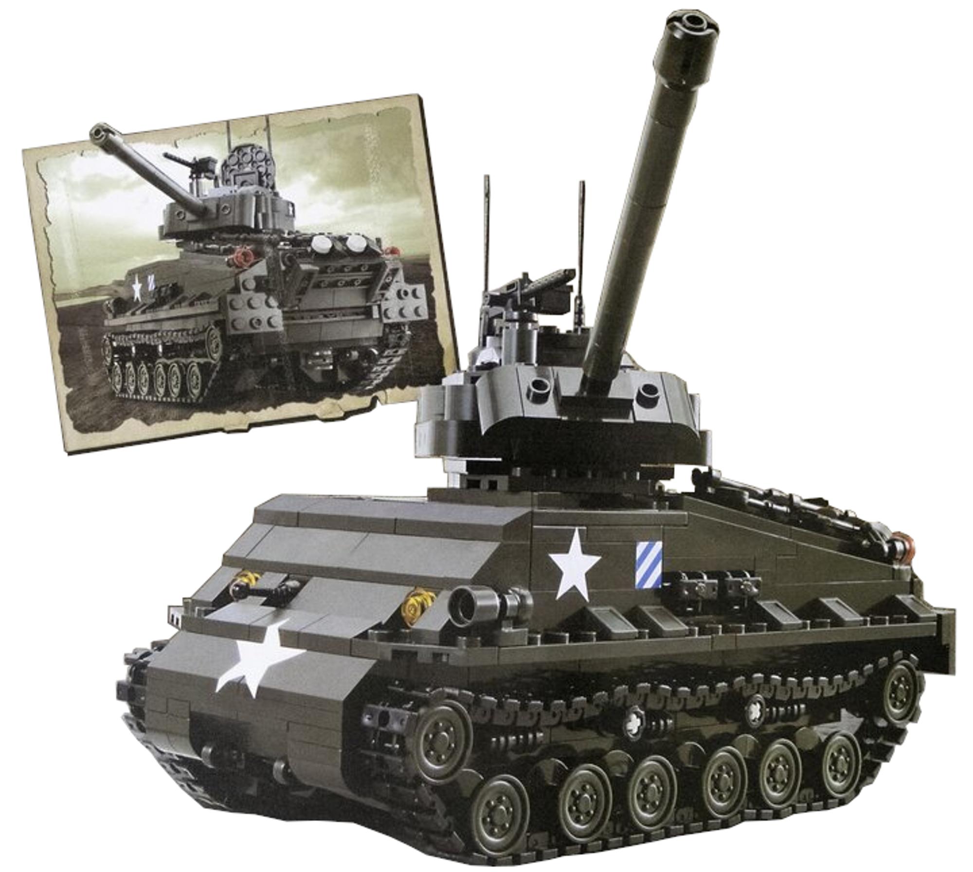Sherman M4a3e8 Easy 8 Tank (608pc)