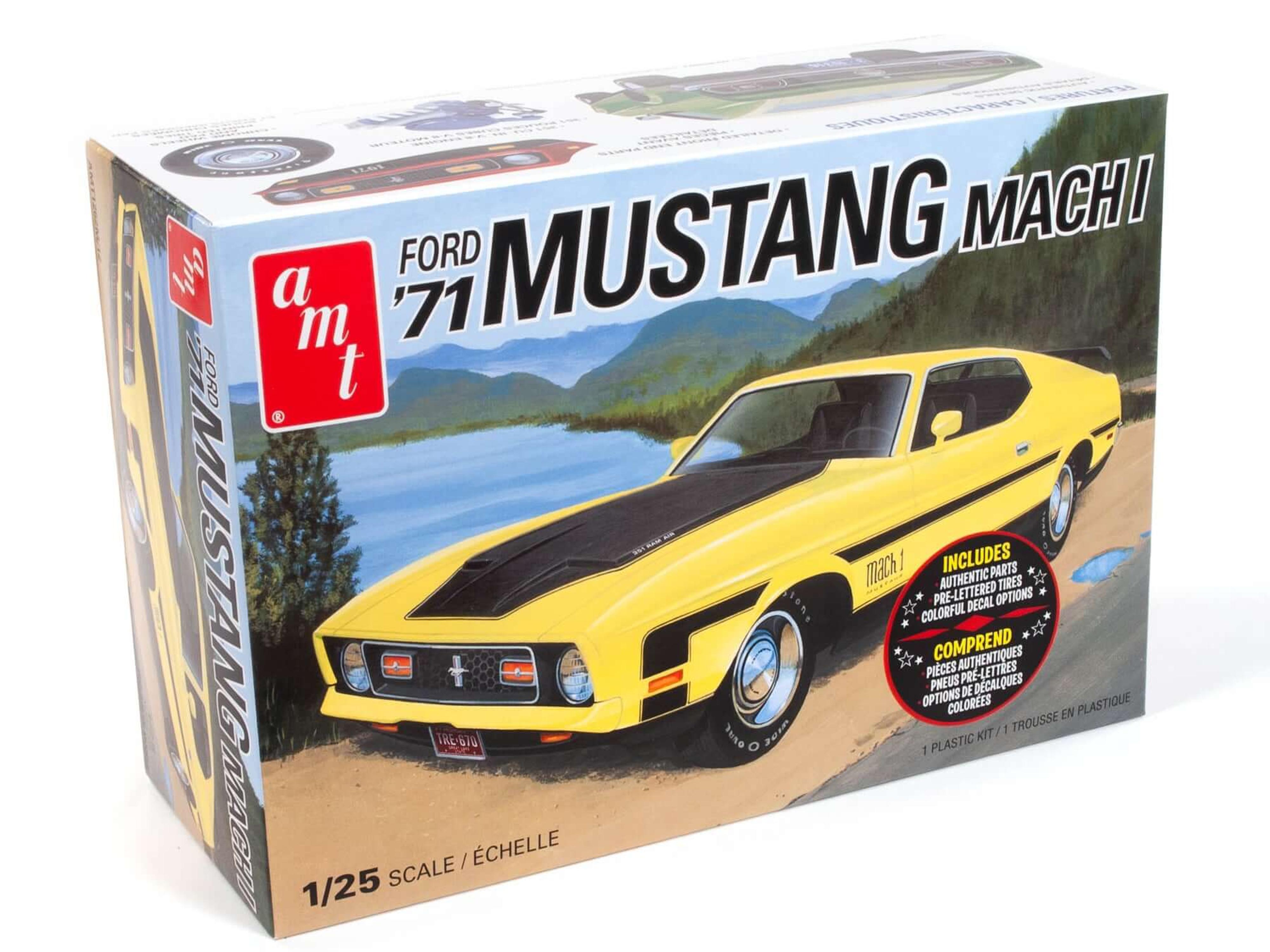 AMT 1/25 1971 Ford Mustang Mach 1 Model Kit