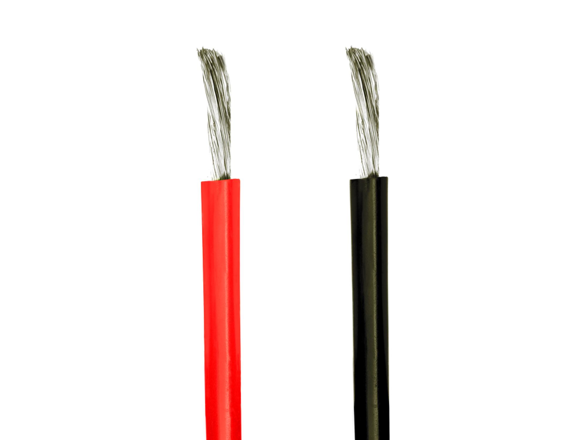 Common Sense 22 AWG Silicone Wire 3ft (Red/Black)