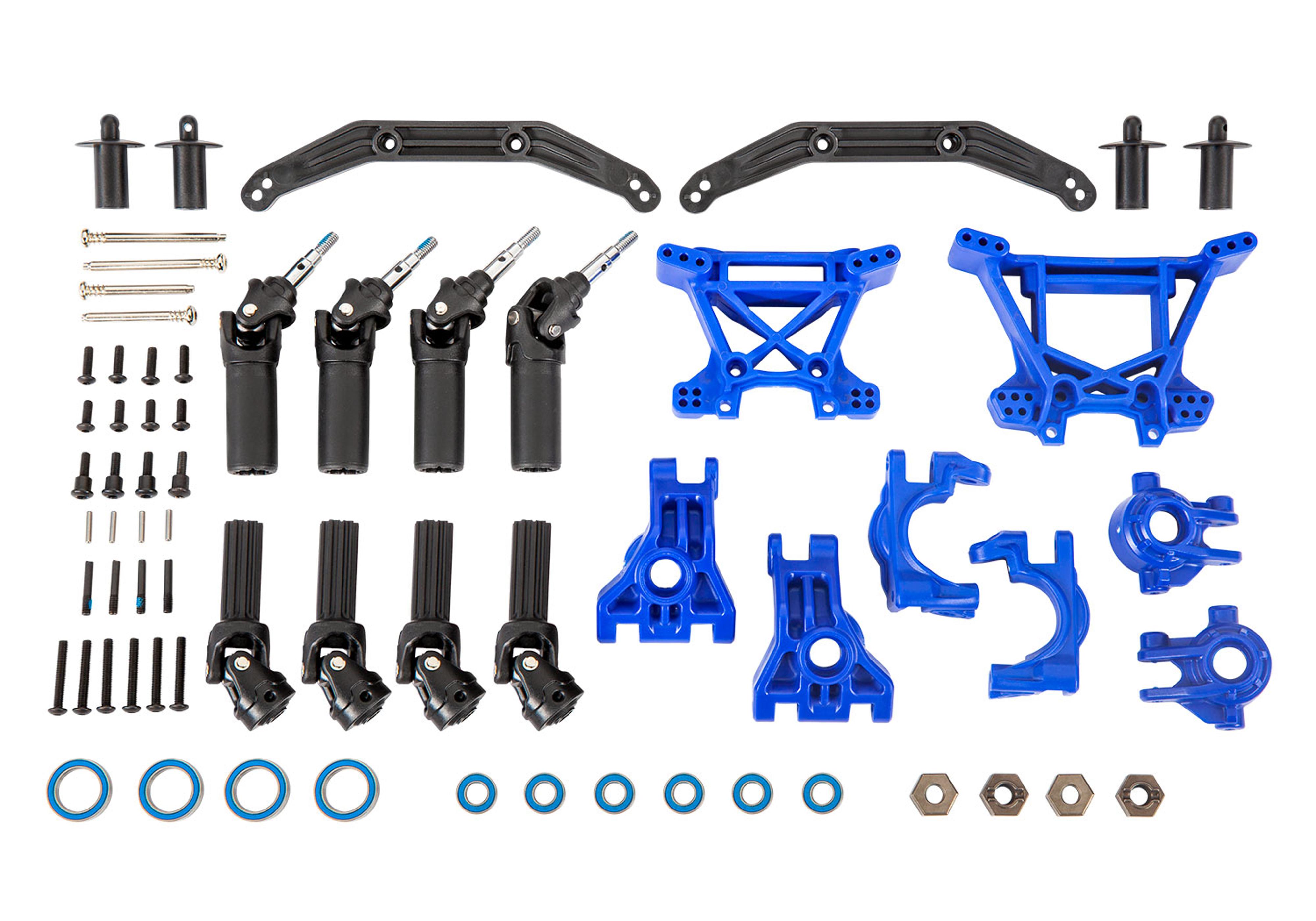 Traxxas Outer Driveline and Suspension Upgrade Kit (Blue)