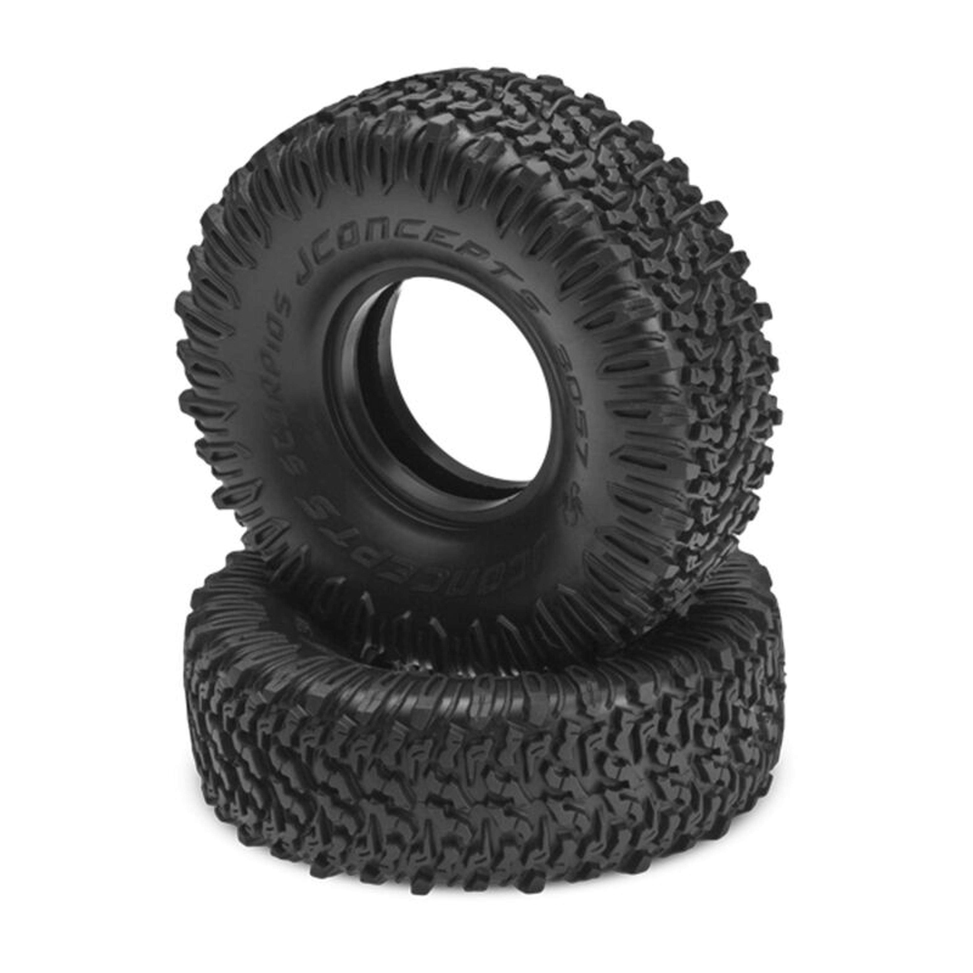 JConcepts Scorpios 1.9 All-Terrain Scaling Tire (Green Compound, 1 Pair)