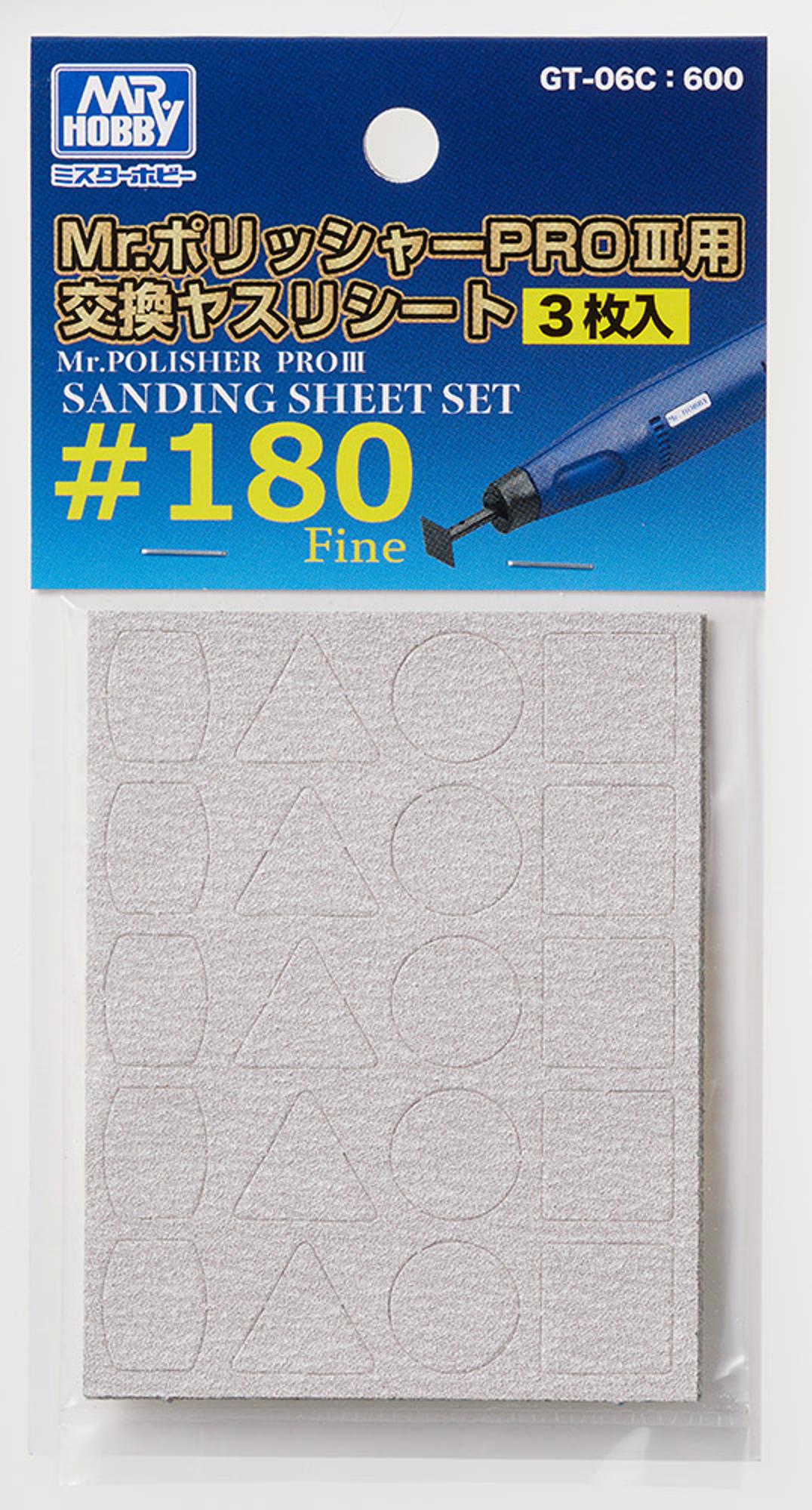 Mr. Polisher PRO III Sanding Sheet: #180 Fine