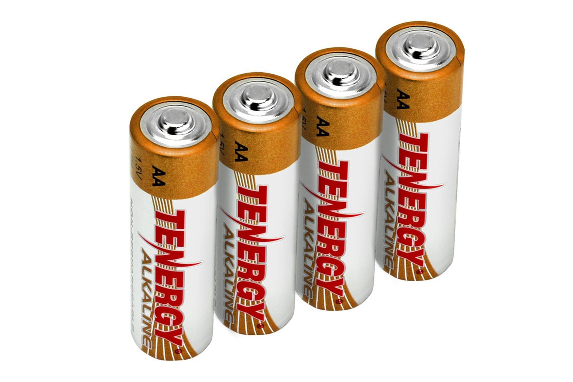 Tenergy AA Alkaline Batteries (4 ct)