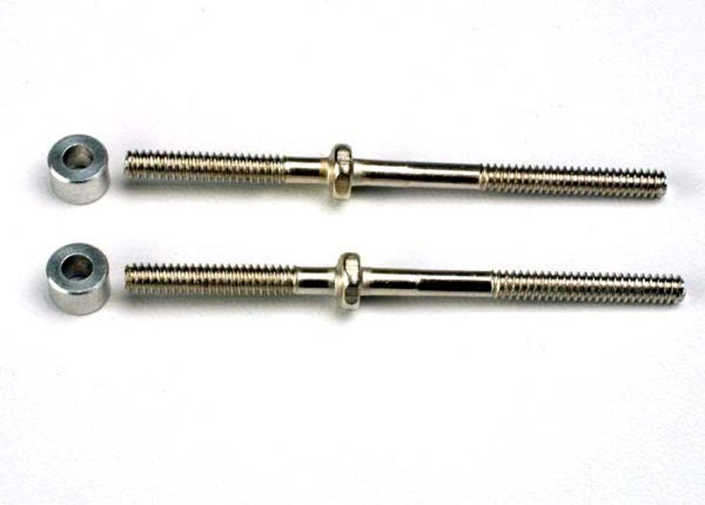 Traxxas RC Turnbuckles 54mm / 3x6x4mm Aluminum Spacers (Rear Camber Links)
