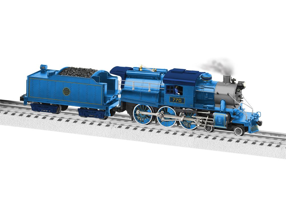 Lionel O Scale Central New Jersey Blue Comet Legacy 4-6-0 Camelback Locomotive and Tender