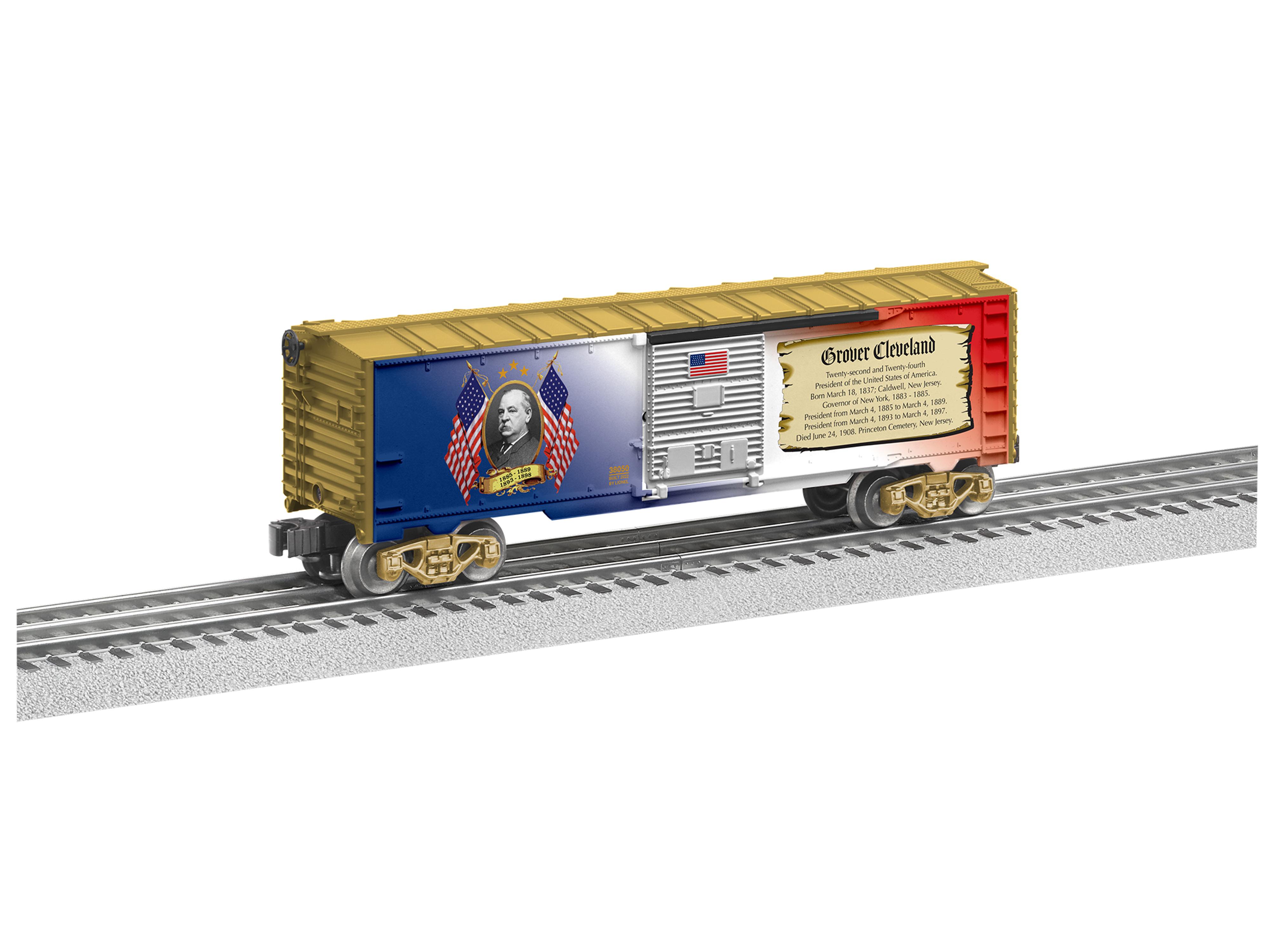 Lionel O Scale Grover Cleveland Presidential Boxcar