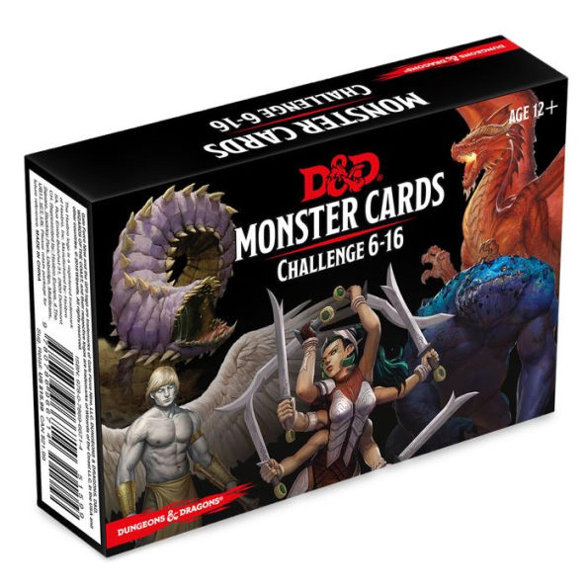 D&D Monster Cards - Challenge 6 - 16