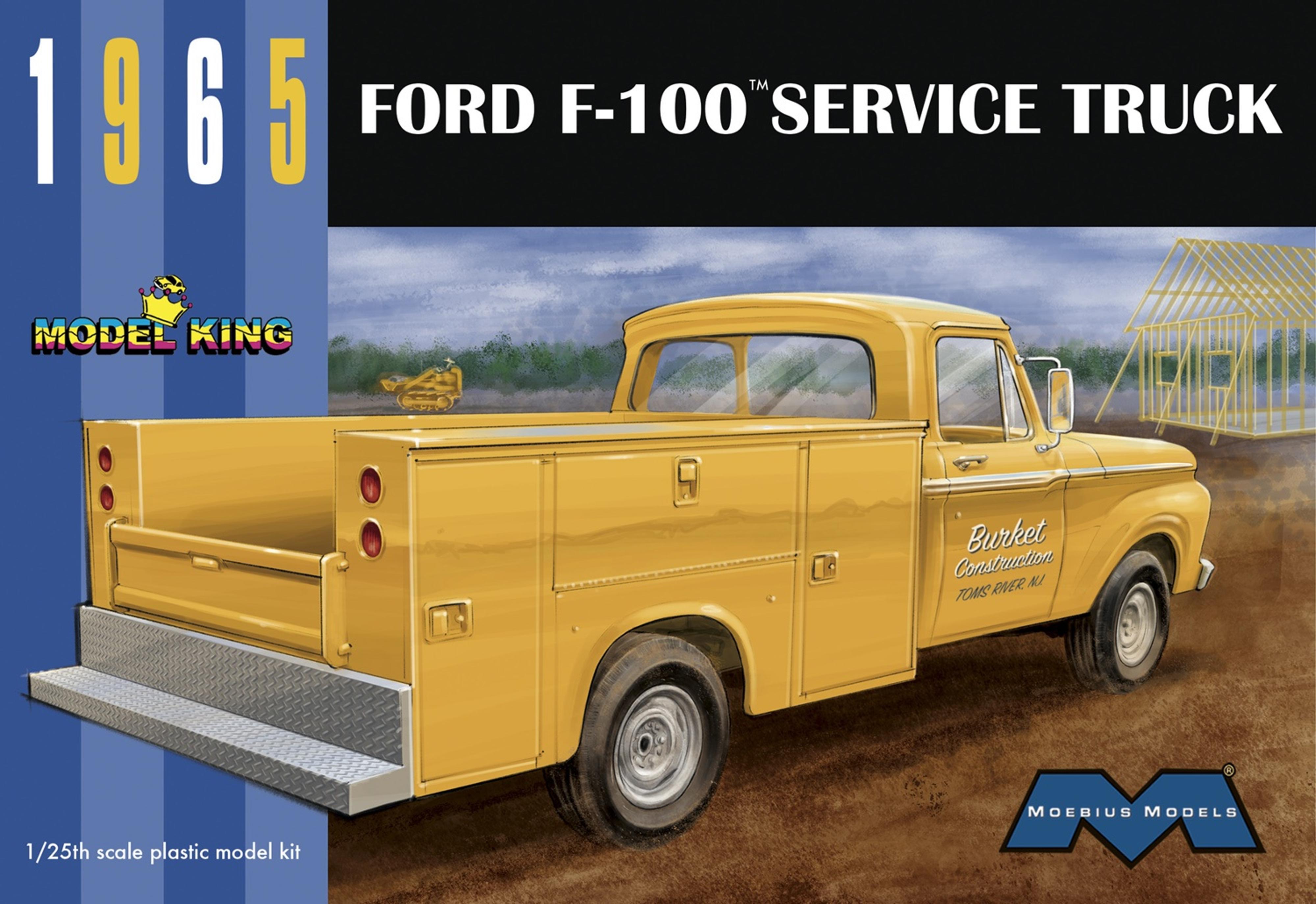 Moebius 1/25 1965 Ford F-100 Service Truck Model Kit
