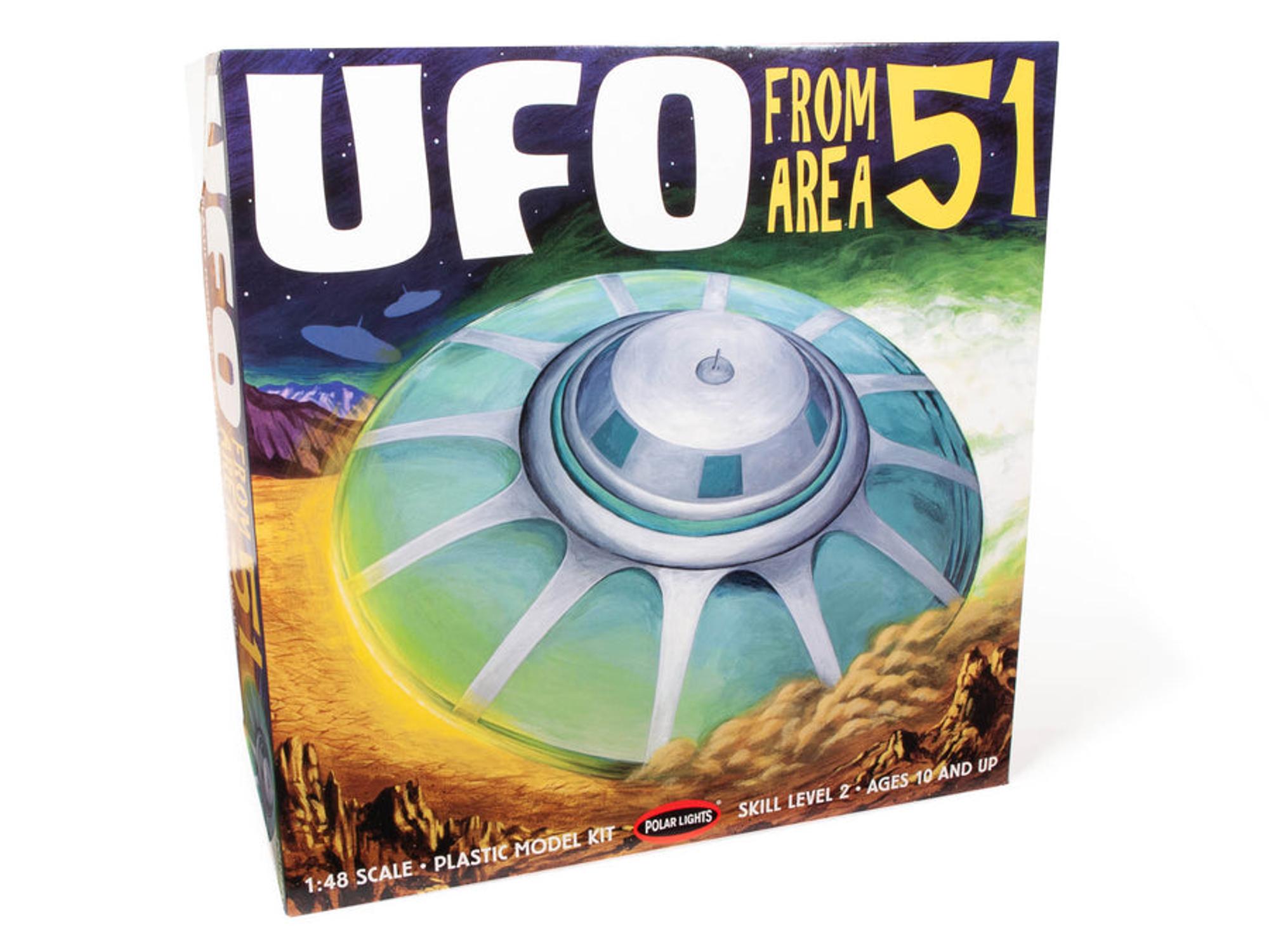 Polar Lights 1/48 Area 51 UFO Model Kit