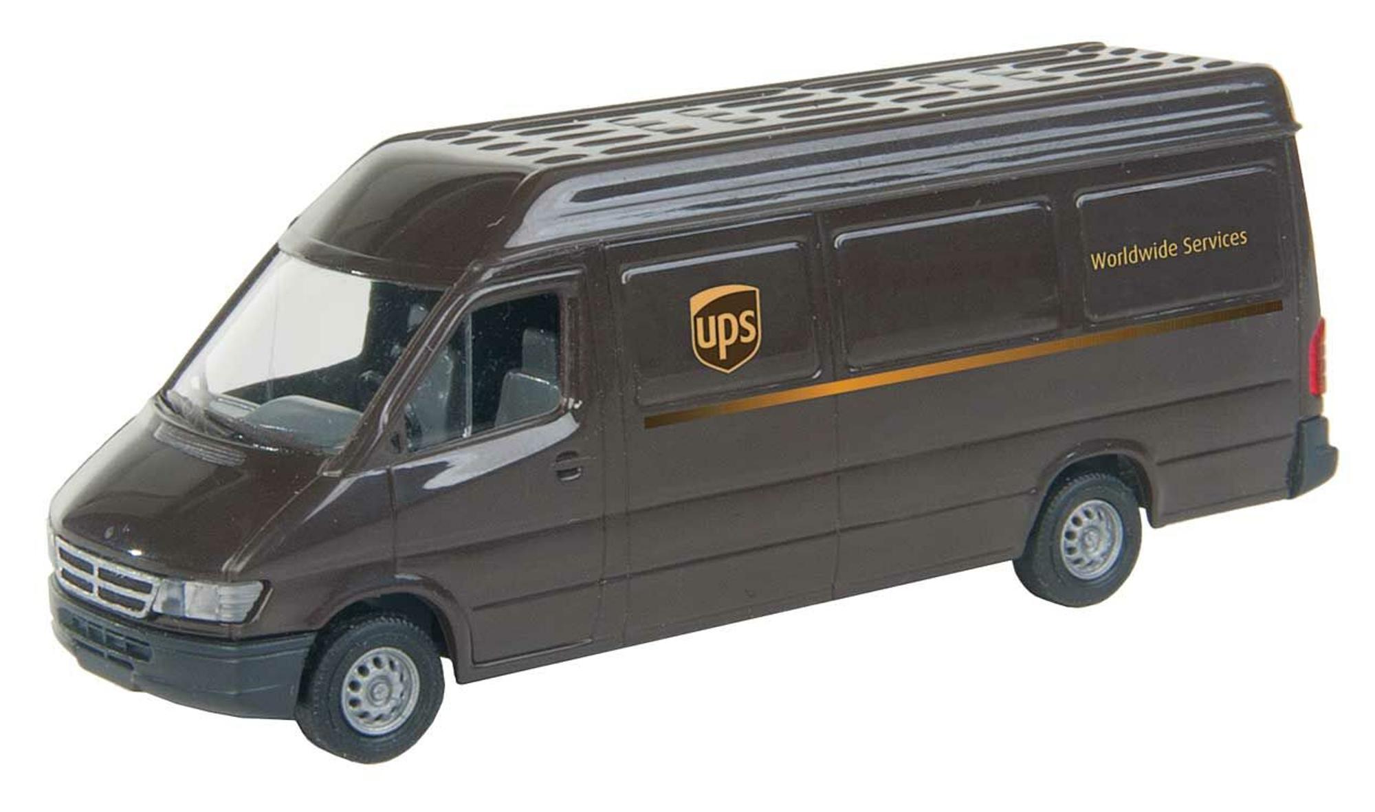 UPS Delivery Van - Modern Shield Logo