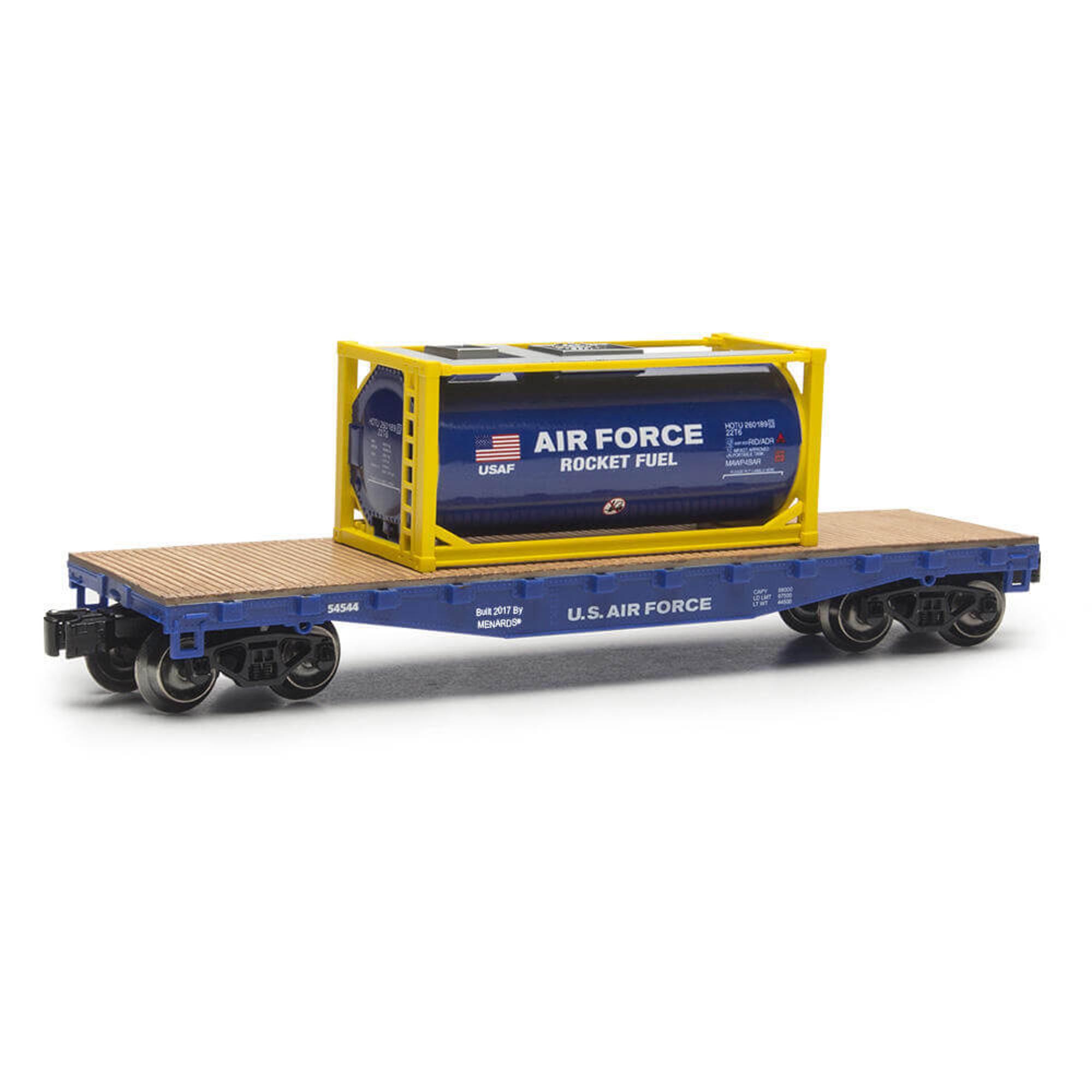 Menards O Scale Air Force Flatcar w/ Fuel Container