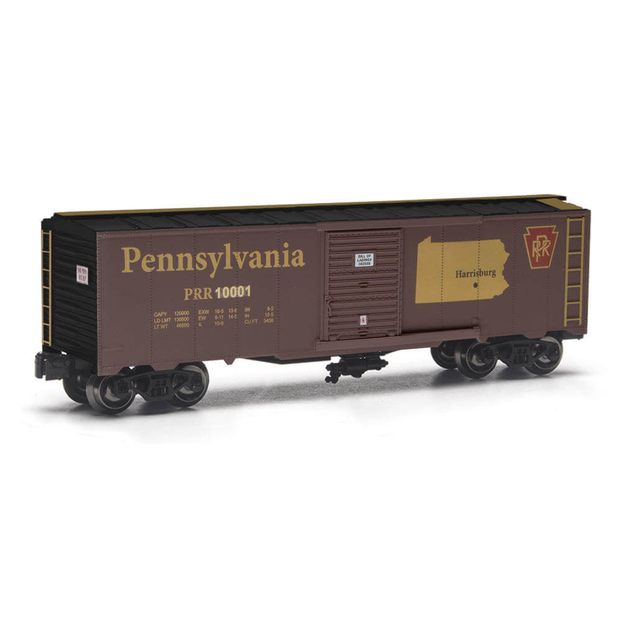 Menards O Scale Pennsylvania Boxcar (Burgundy)