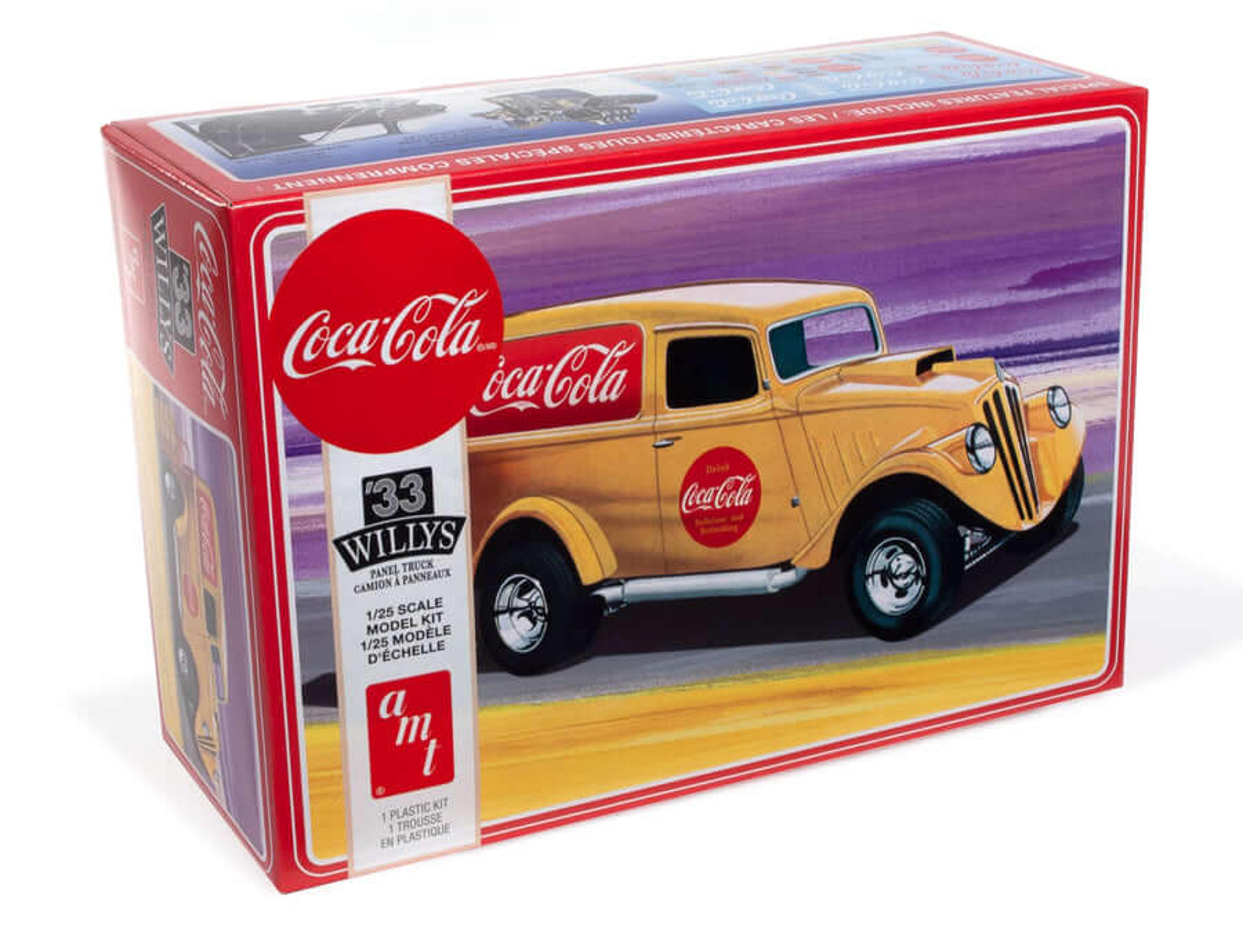 AMT 1/25 1933 Willys Coca-Cola Panel Truck Model Kit