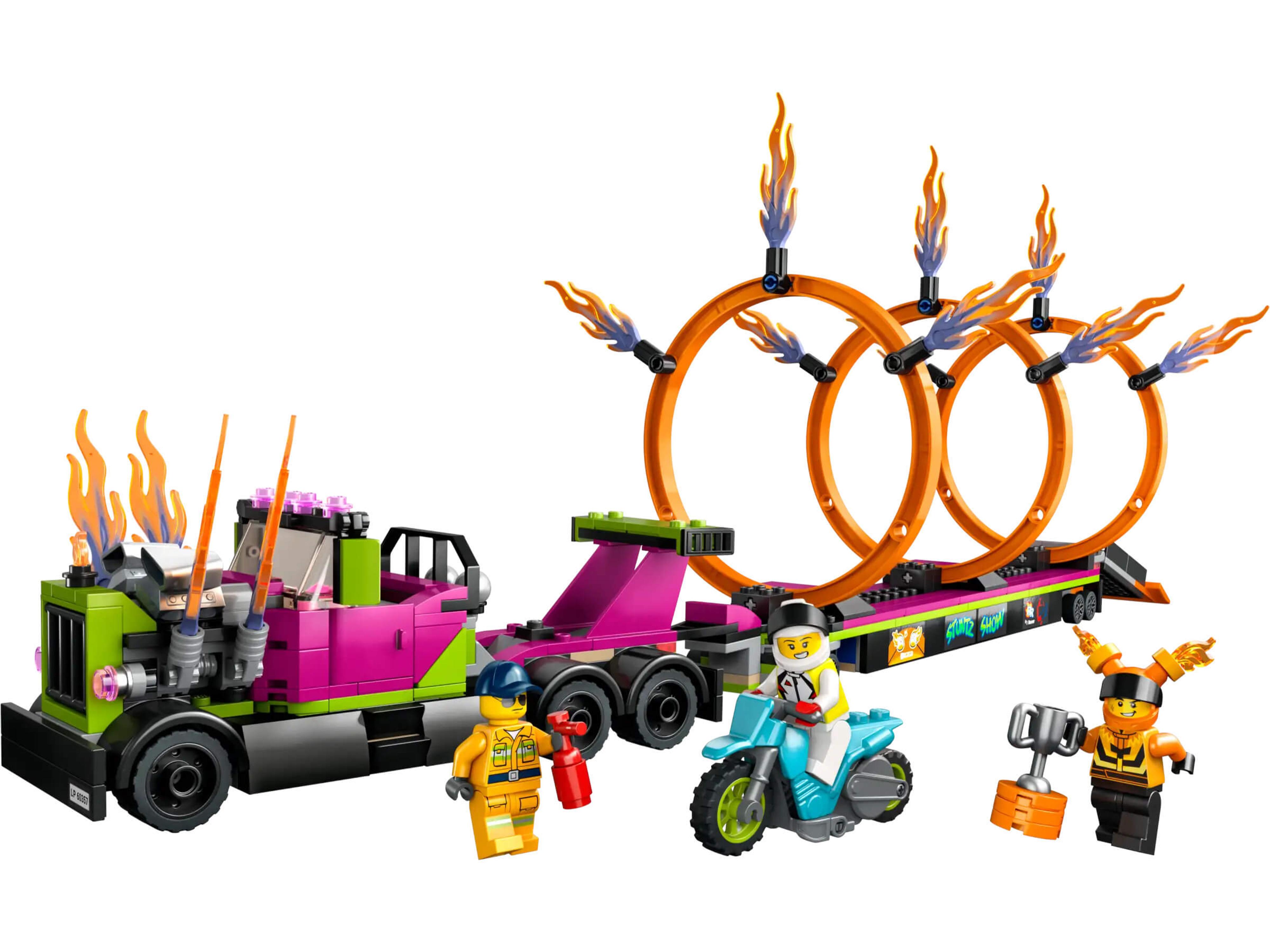 LEGO City Stuntz - Stunt Truck and Ring of Fire Challenge