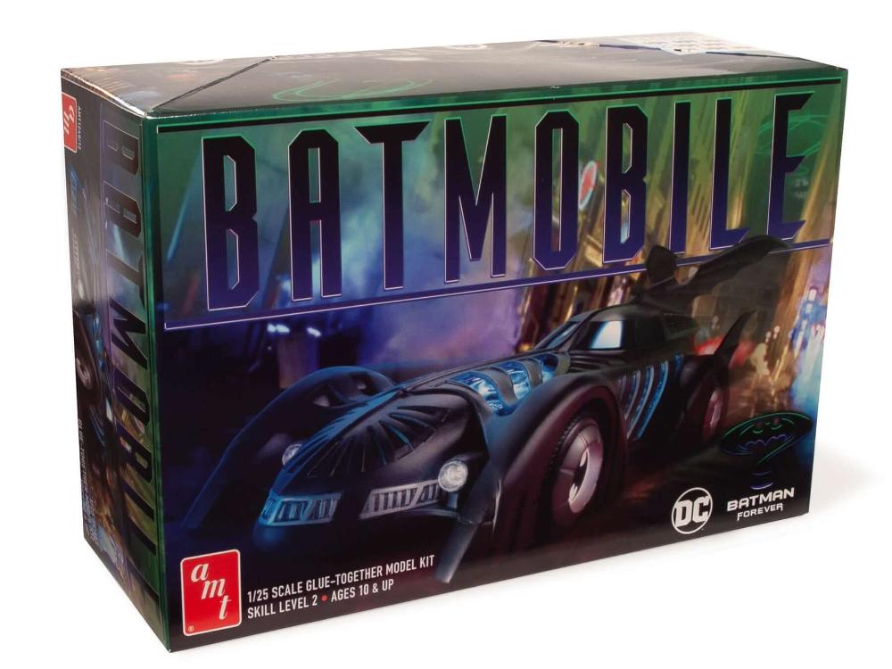 AMT 1/25 1989 Batman Forever Batmobile Model Kit w/ Resin Batman Figure