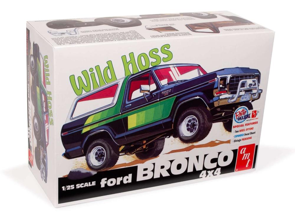 AMT 1/25 1978 Ford Bronco Wild Hoss Model Kit