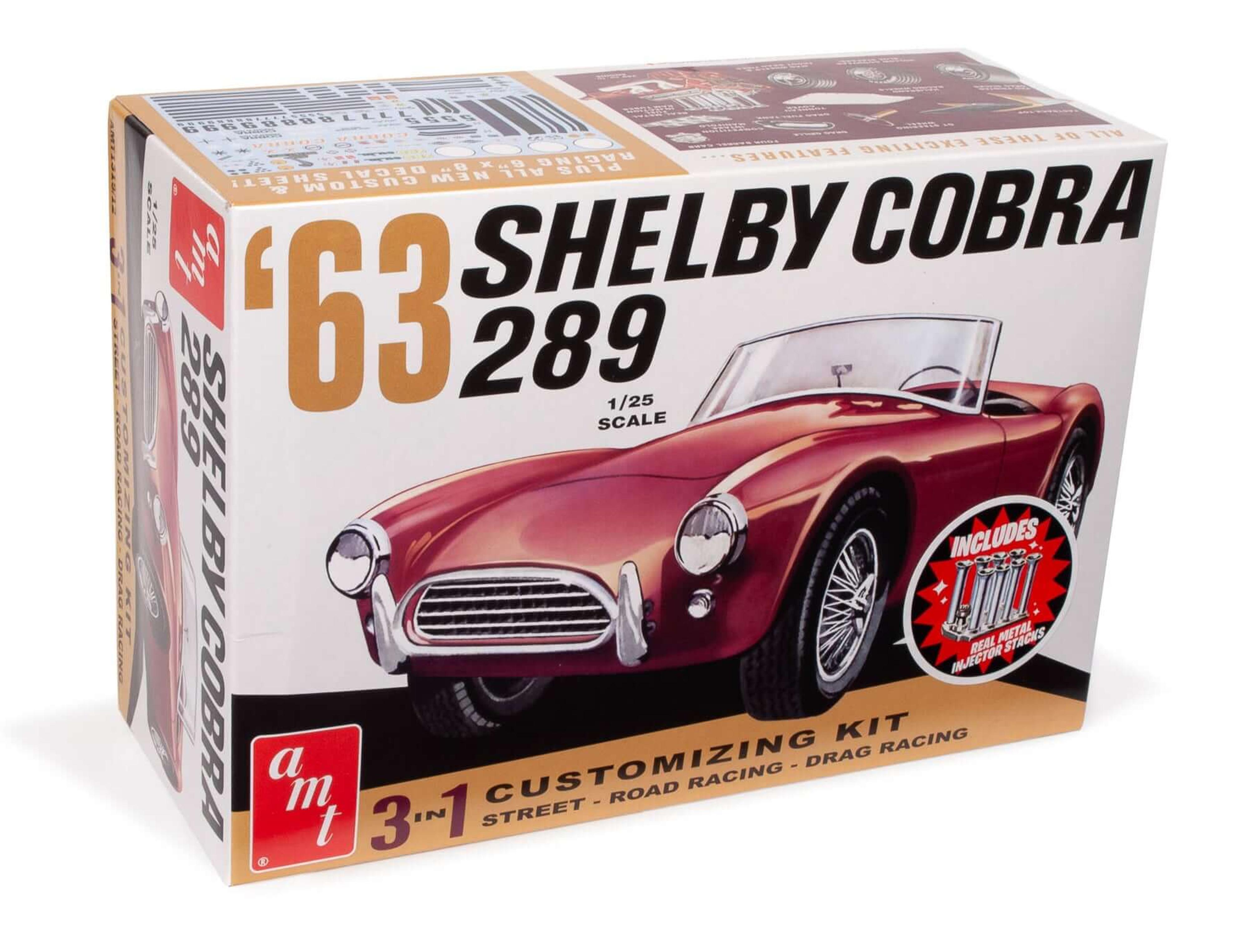 AMT 1/25 1963 Shelby Cobra 289 Model Kit