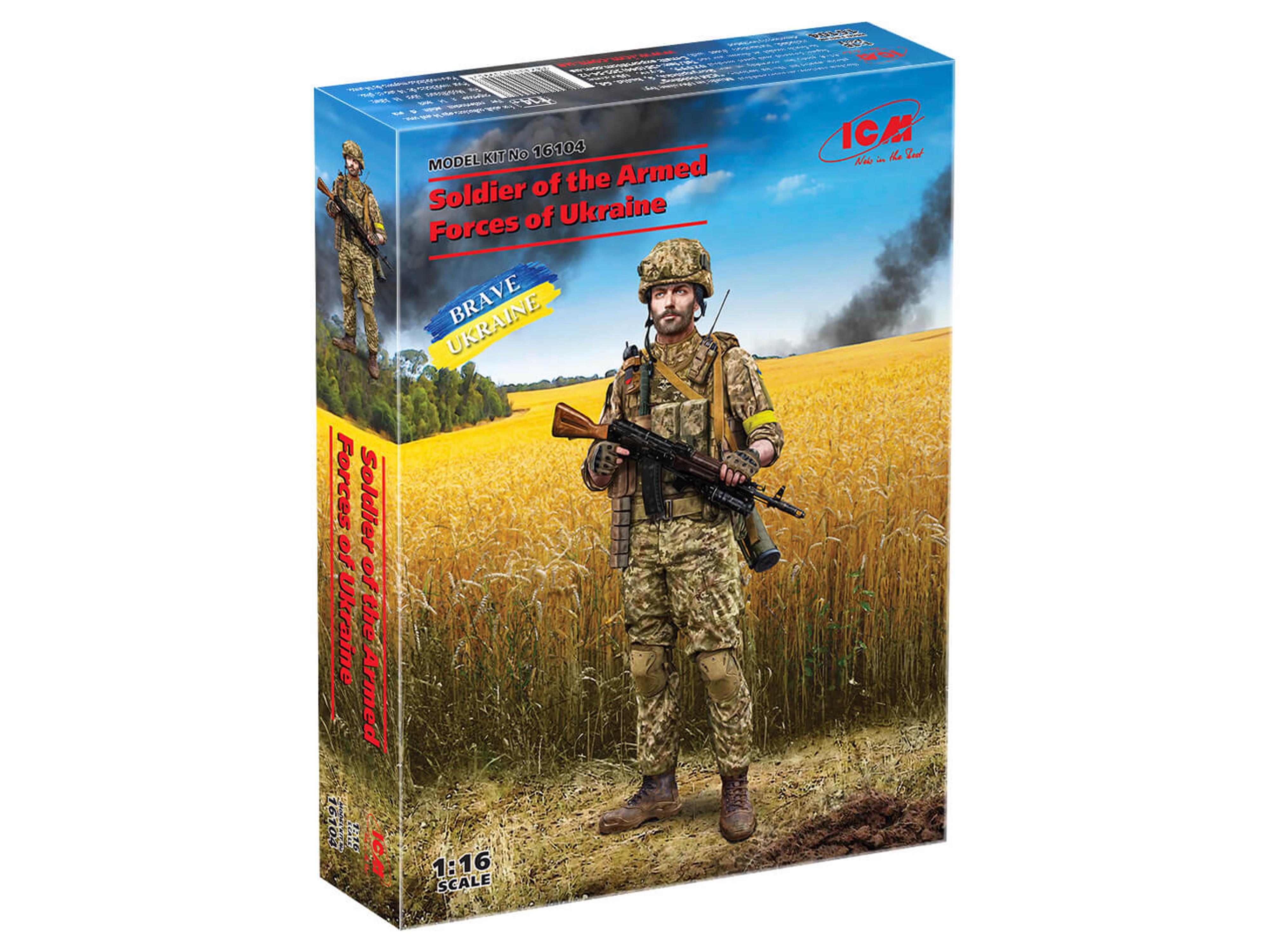 ICM 1/16 Soldier of the Armed Forces of Ukraine Model Kit