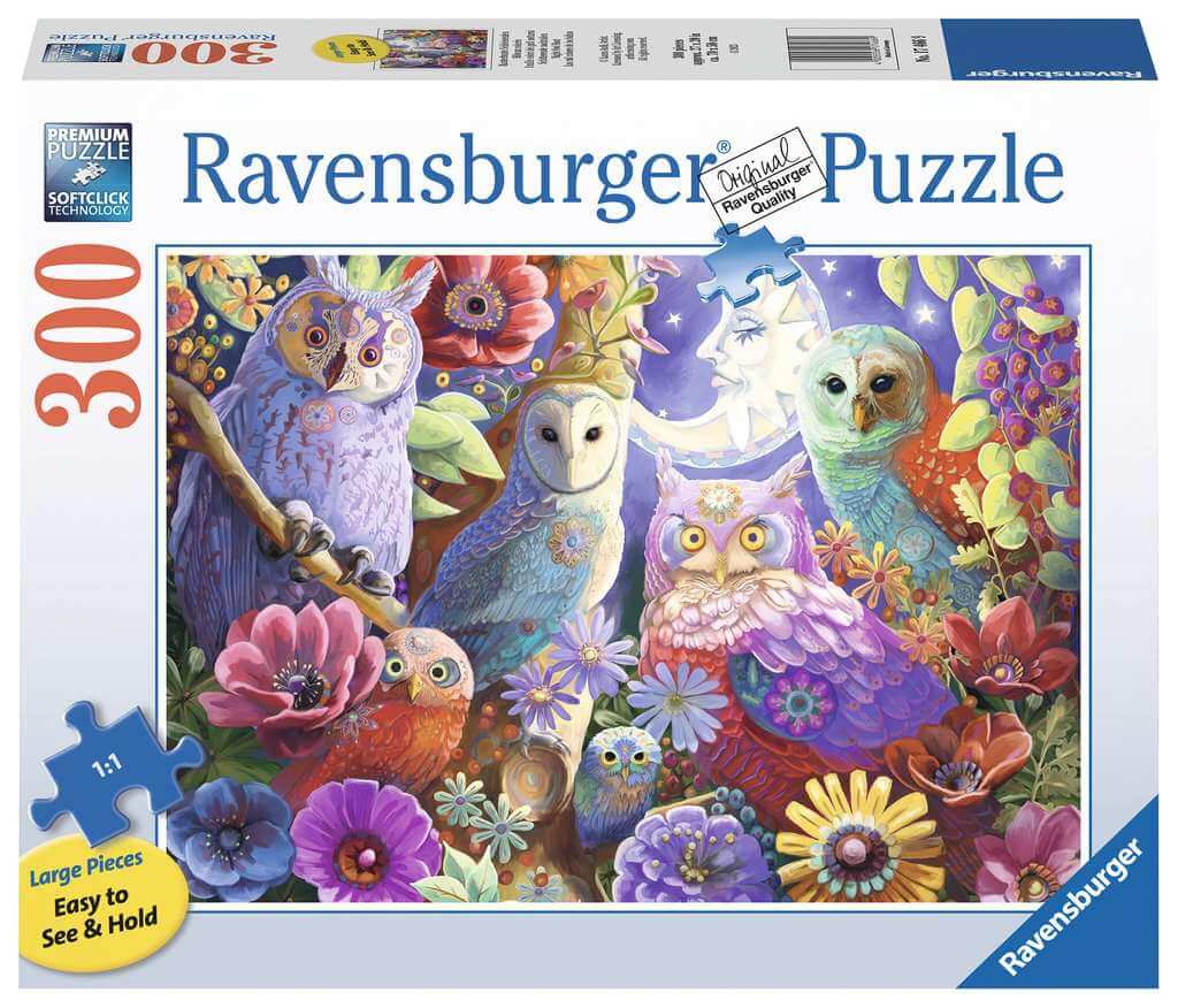 Ravensburger Night Owl Hoot 300pc Puzzle (Large Pieces Style)
