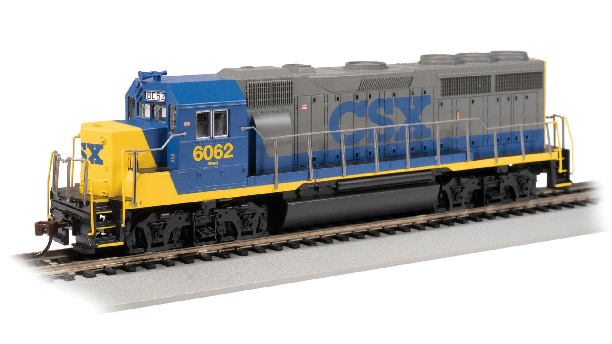 HO EMD GP40 Locomotive - CSX (Bright Future)