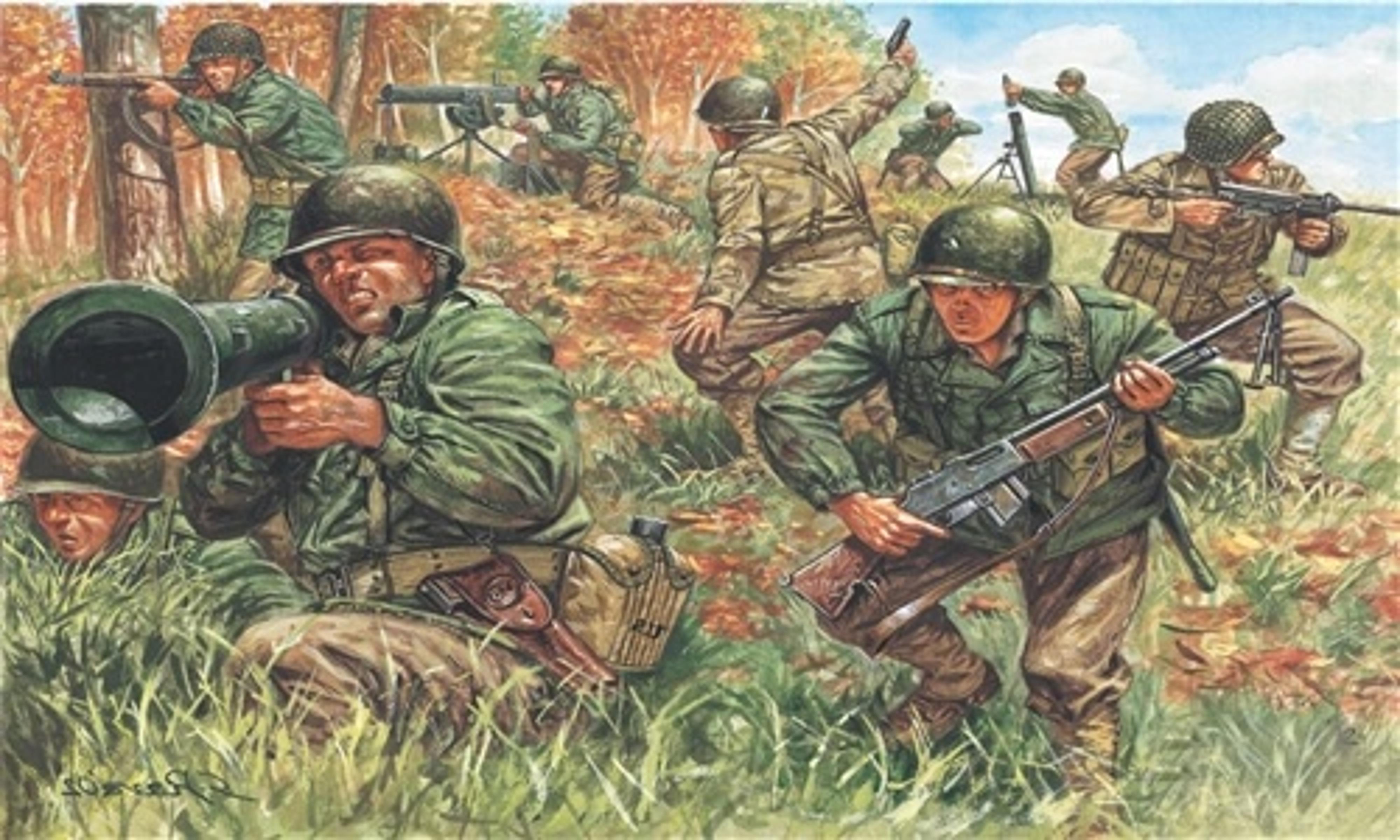 1/72 WWII US Infantry 2nd Division