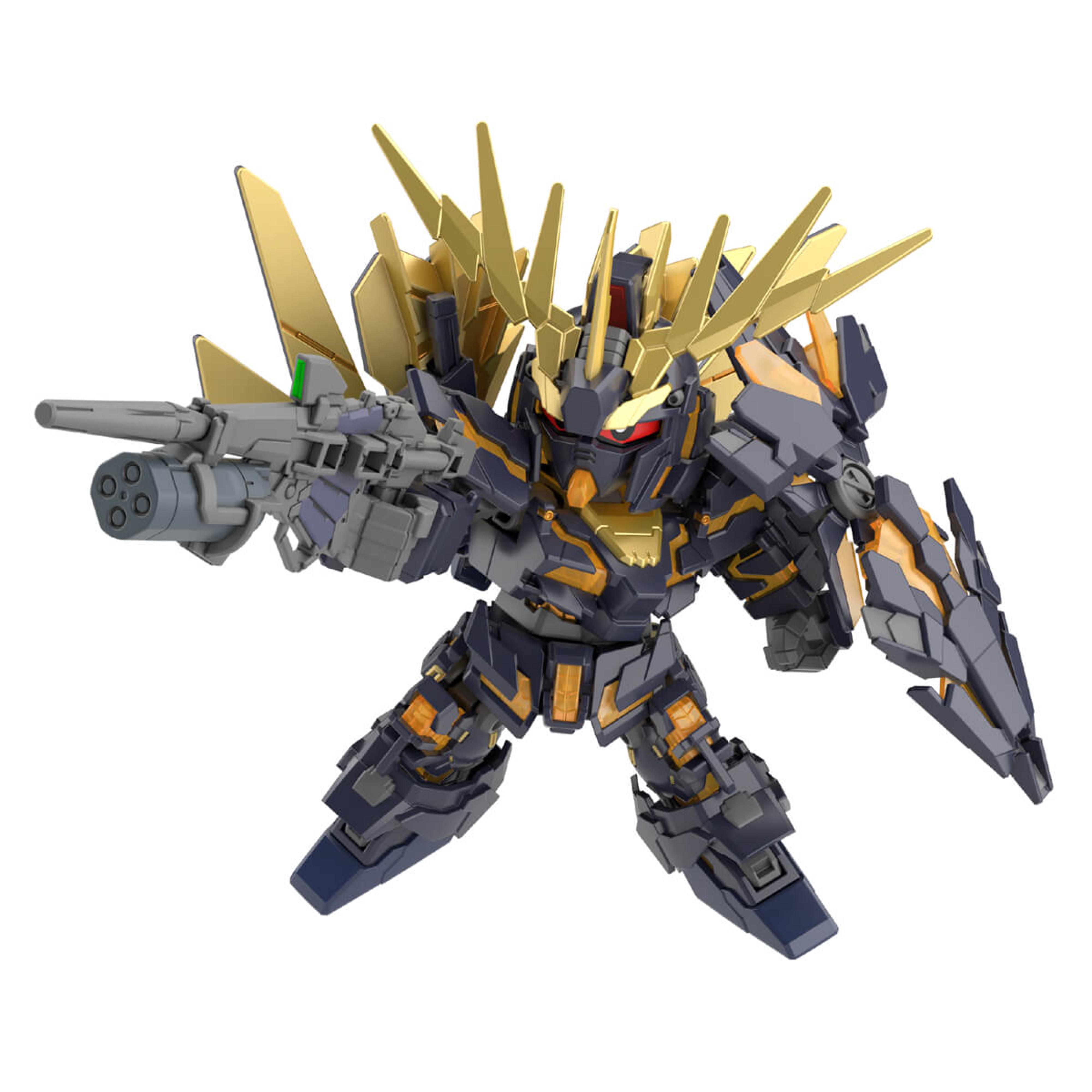 SD Cross Silhouette Unicorn Gundam Banshee (Destroy Mode) & Banshee Norn Parts Set