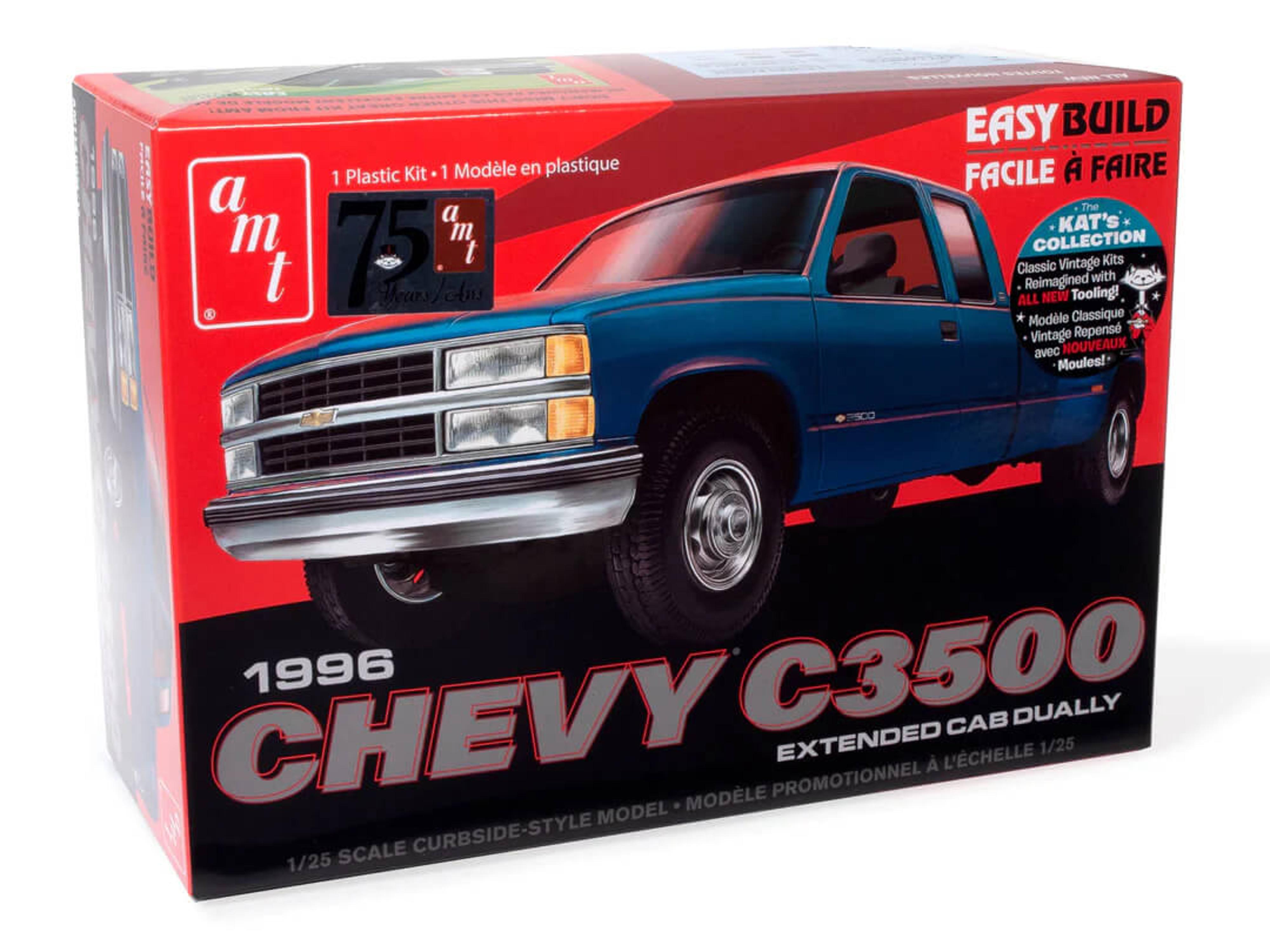 1/25 1996 Chevrolet C-3500 Dually Pickup Easy Build Model Kit