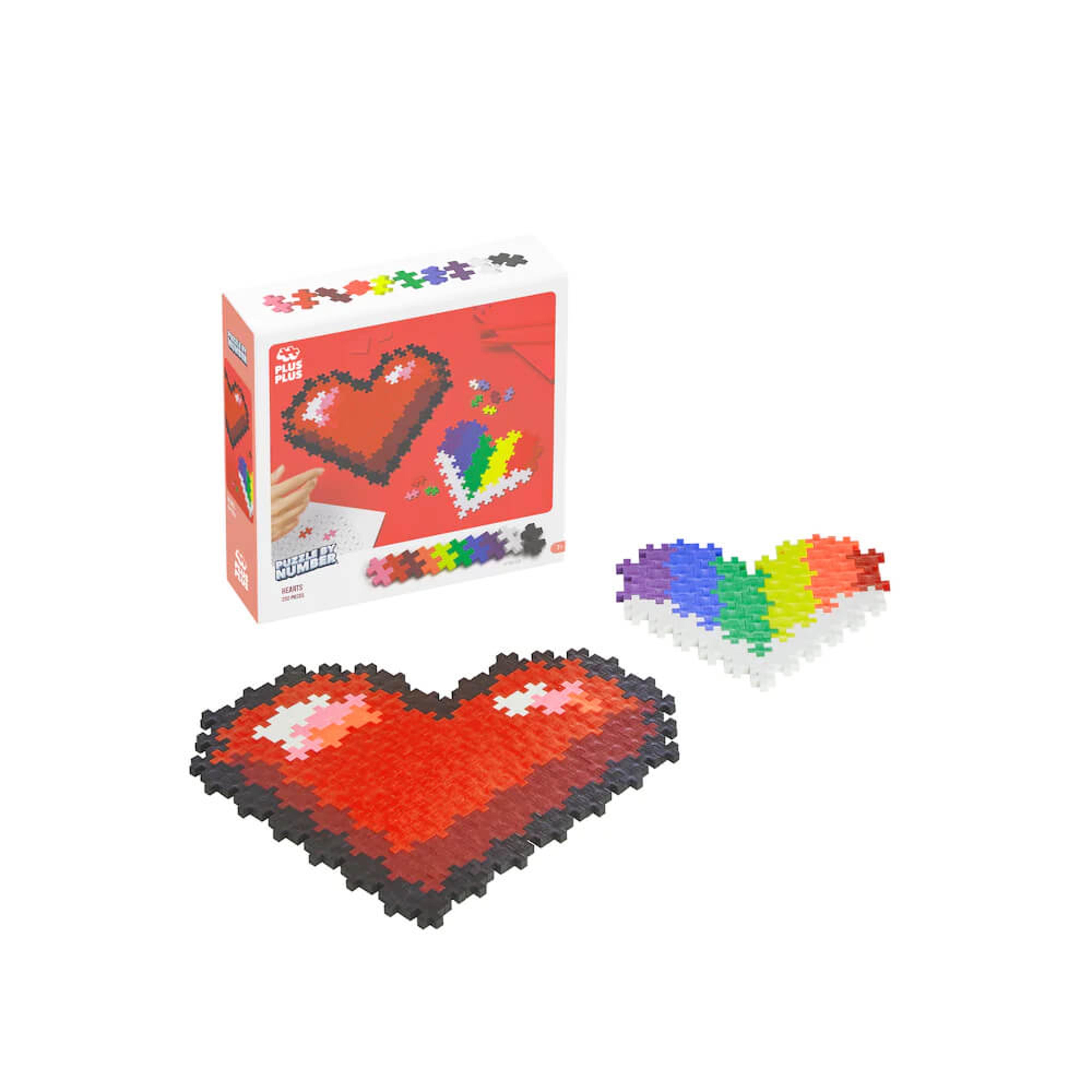 Puzzle by Number - Hearts (250 pc)