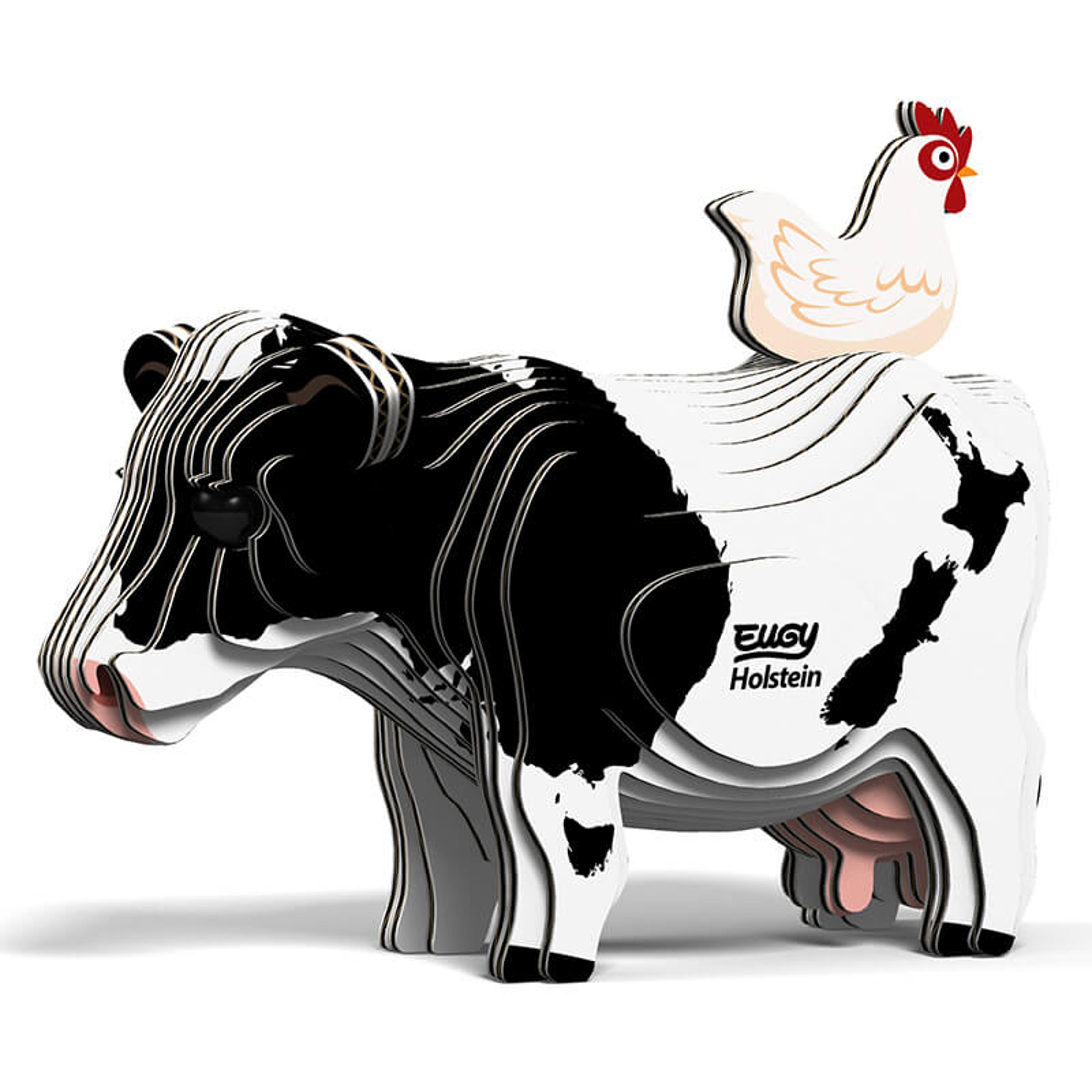 Holstien Cow 3D Cardboard Model Kit