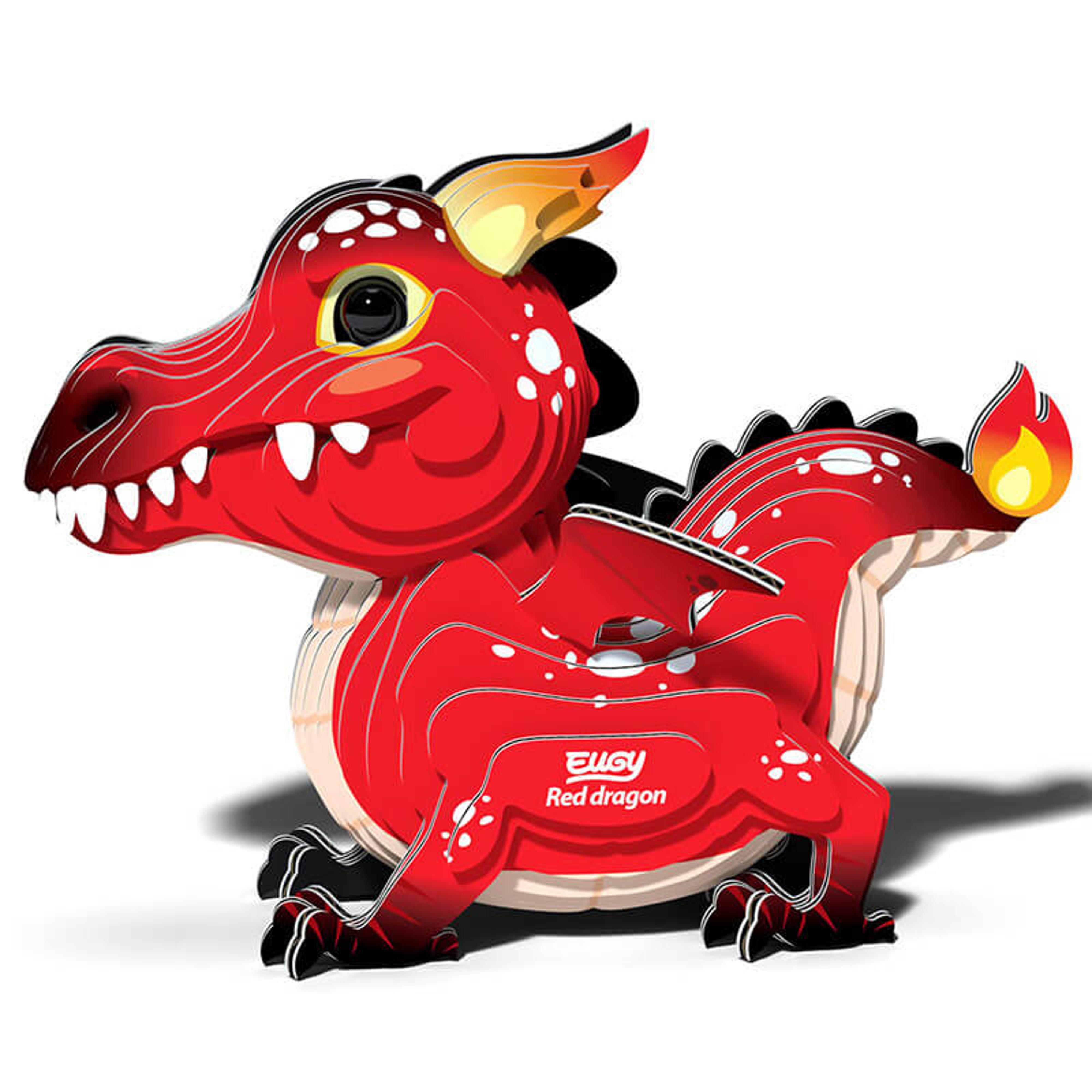 Red Dragon 3D Cardboard Model Kit