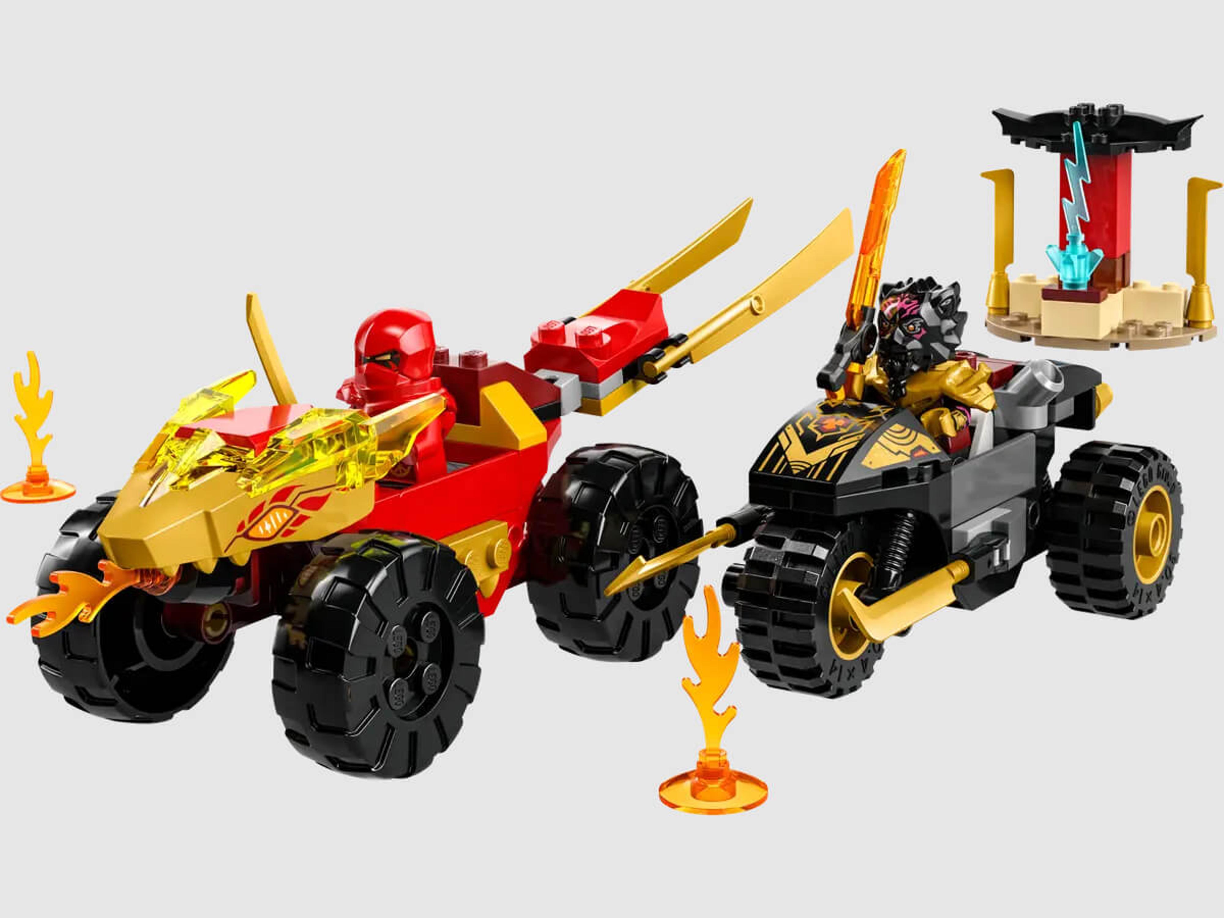 LEGO NINJAGO - Kai and Ras Car and Bike Battle