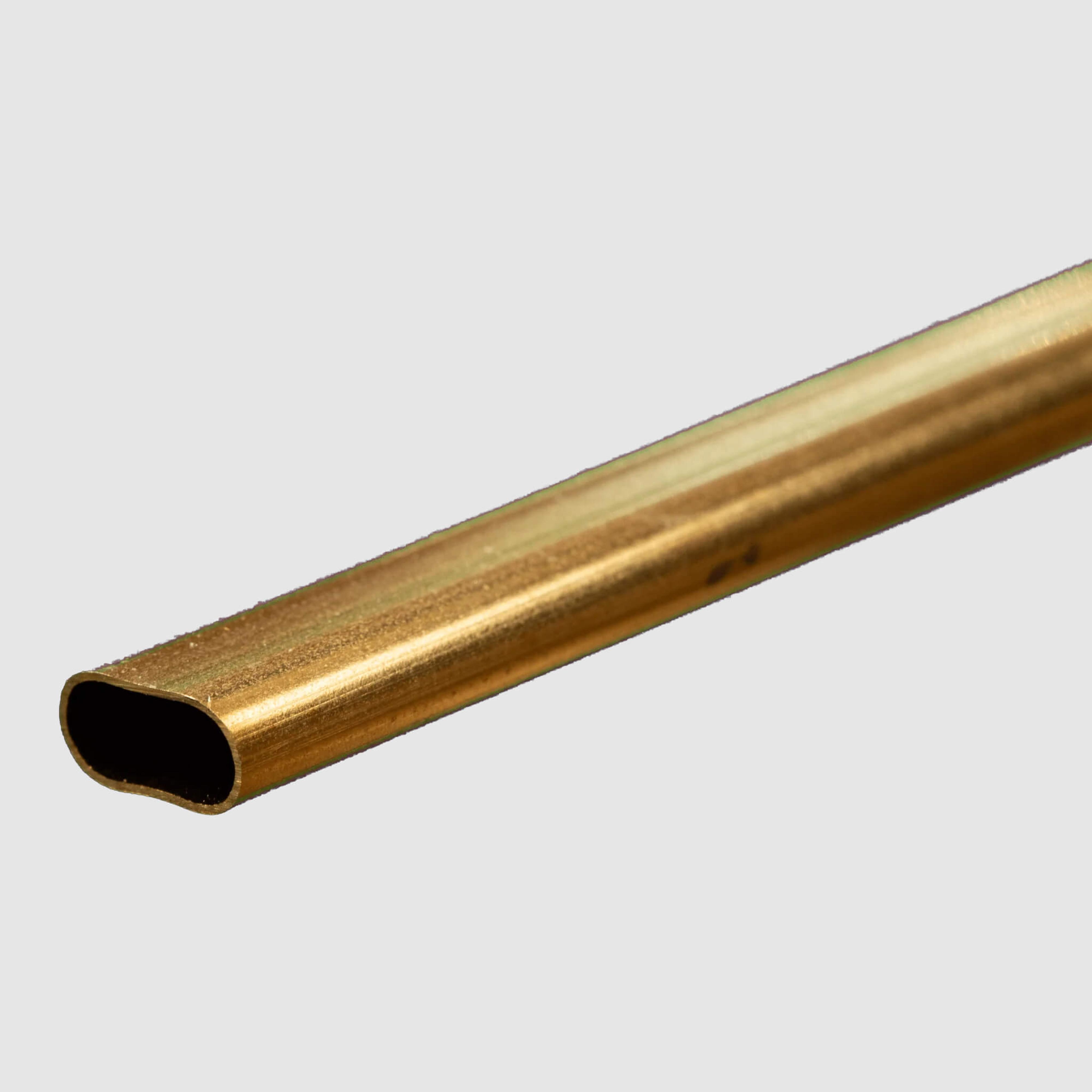 Oval Brass Tube (Large, 12in L)(1 pc)
