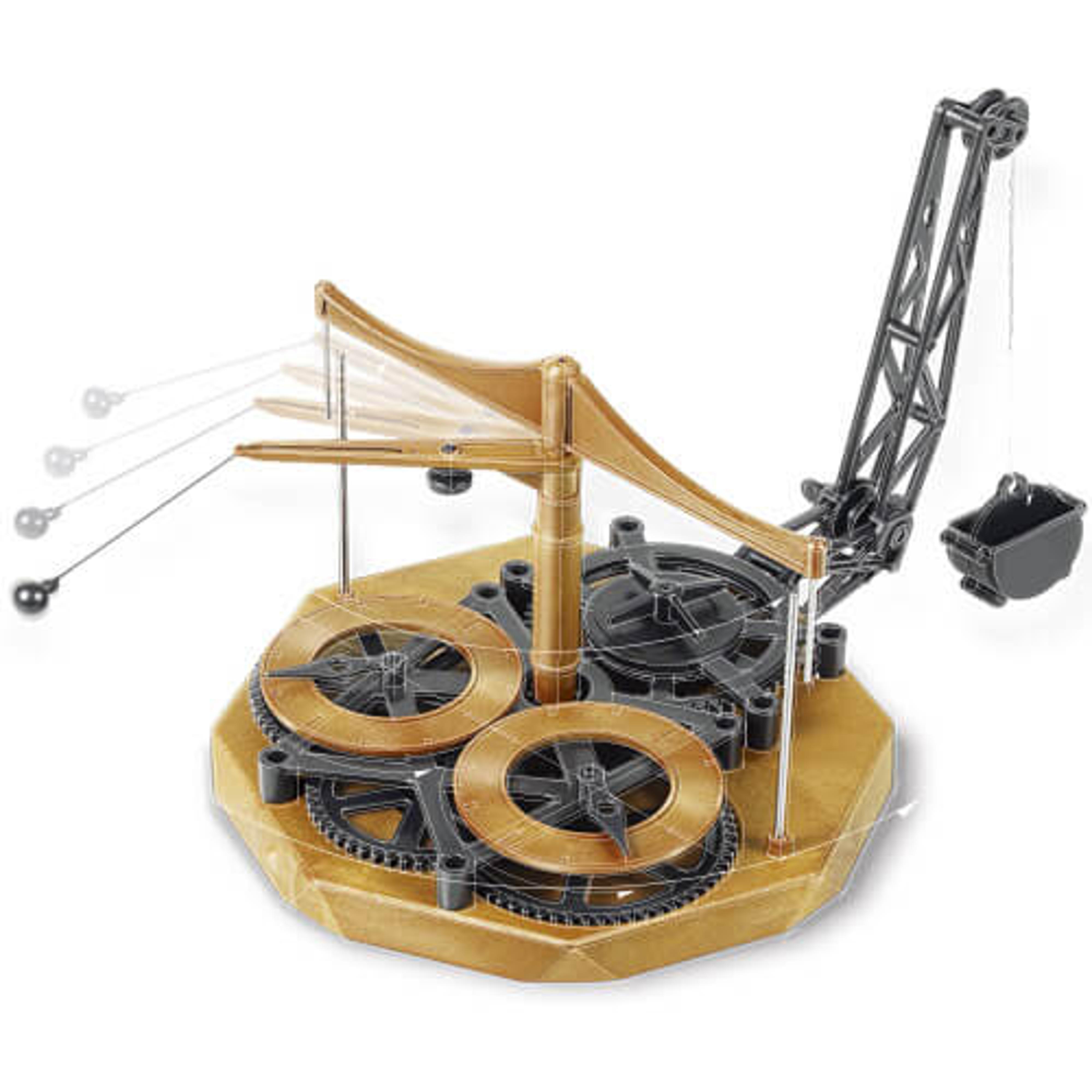 Leonardo da Vinci Machine Seris - Flying Pendulum Clock