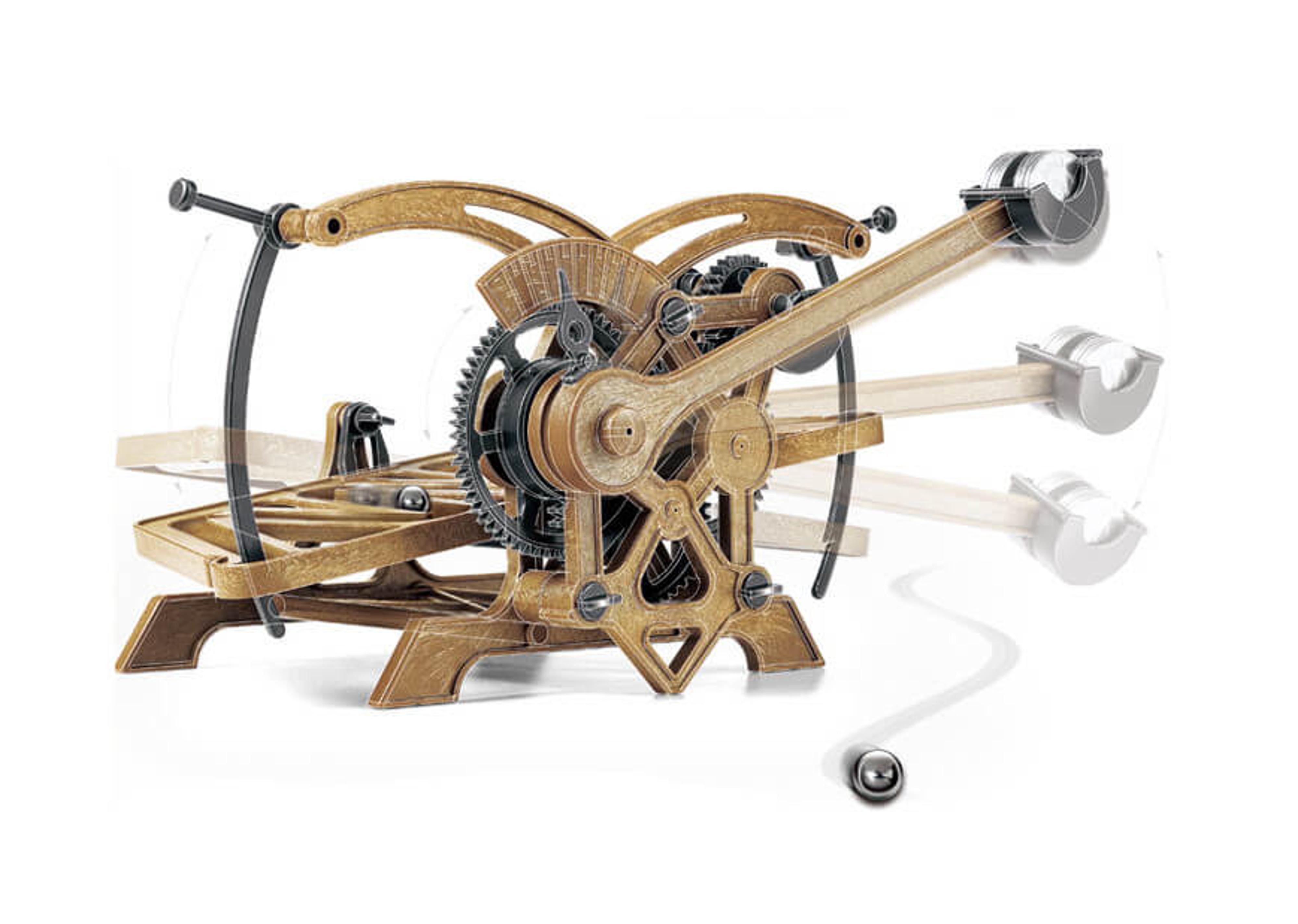 Leonardo da Vinci Machine Series - Rolling Ball Timer