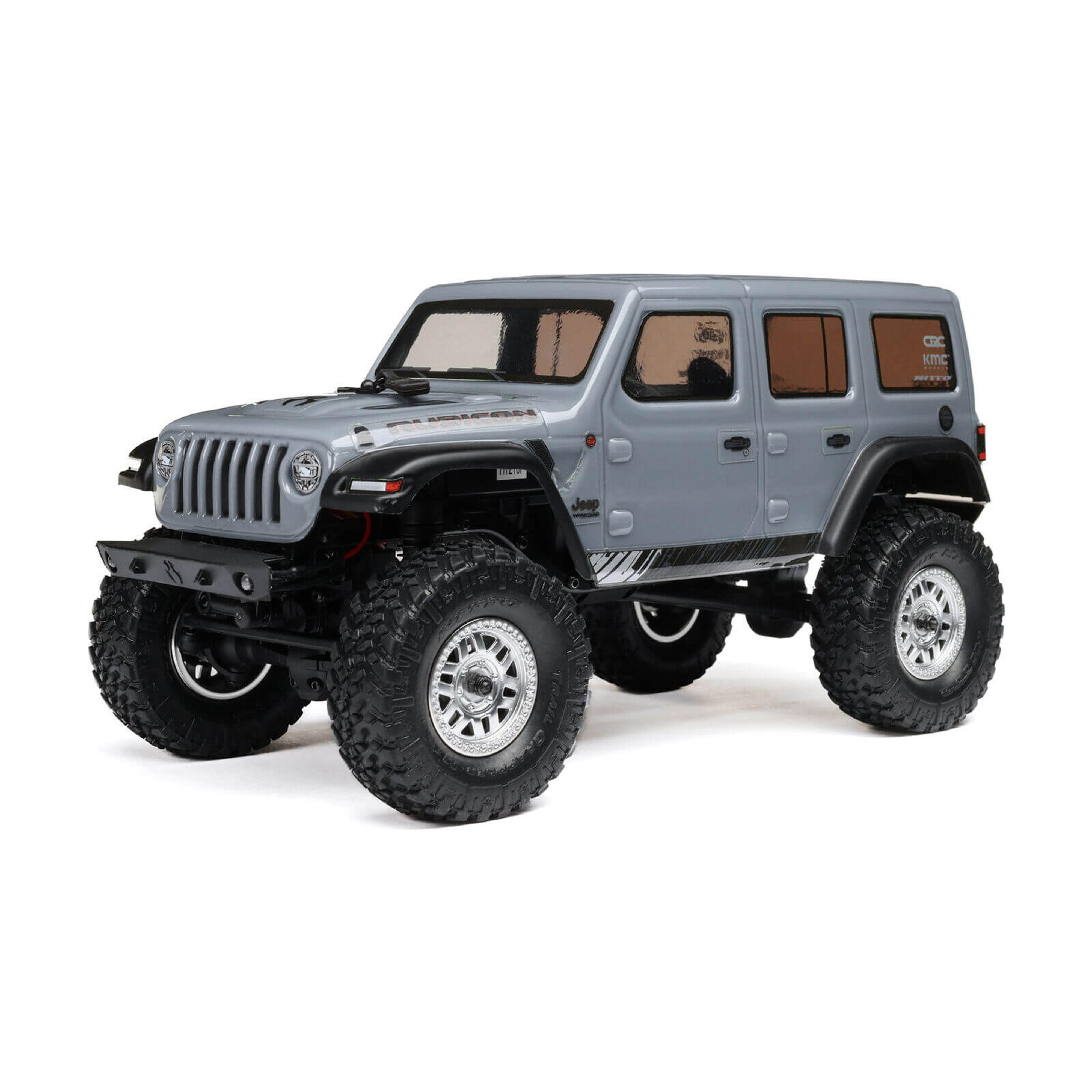 SCX24 2019 Jeep Wrangler JLU 4x4 Rock Crawler Brushed RTR (Gray)