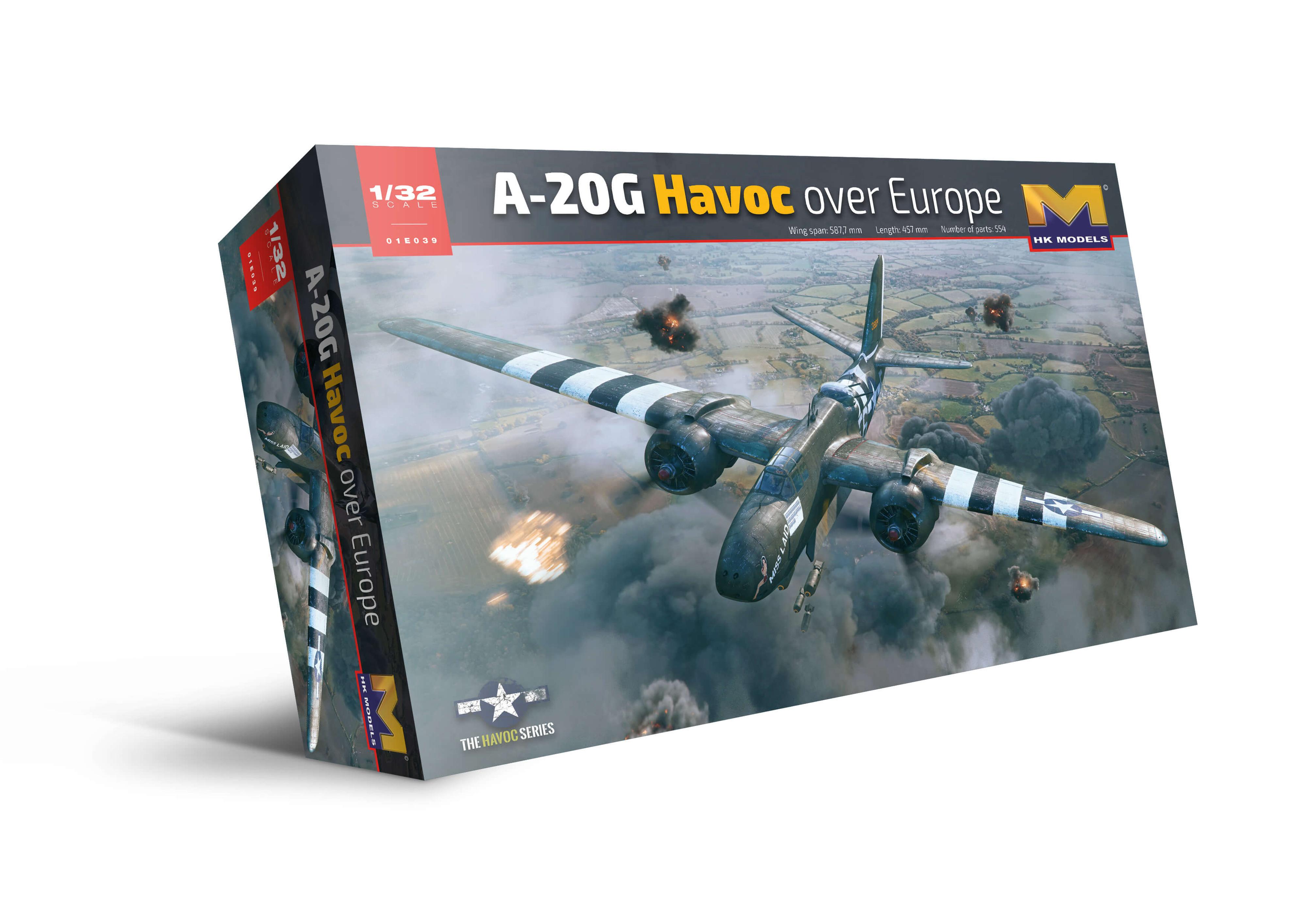 1/32 A-20G Havoc over Europe Model Kit