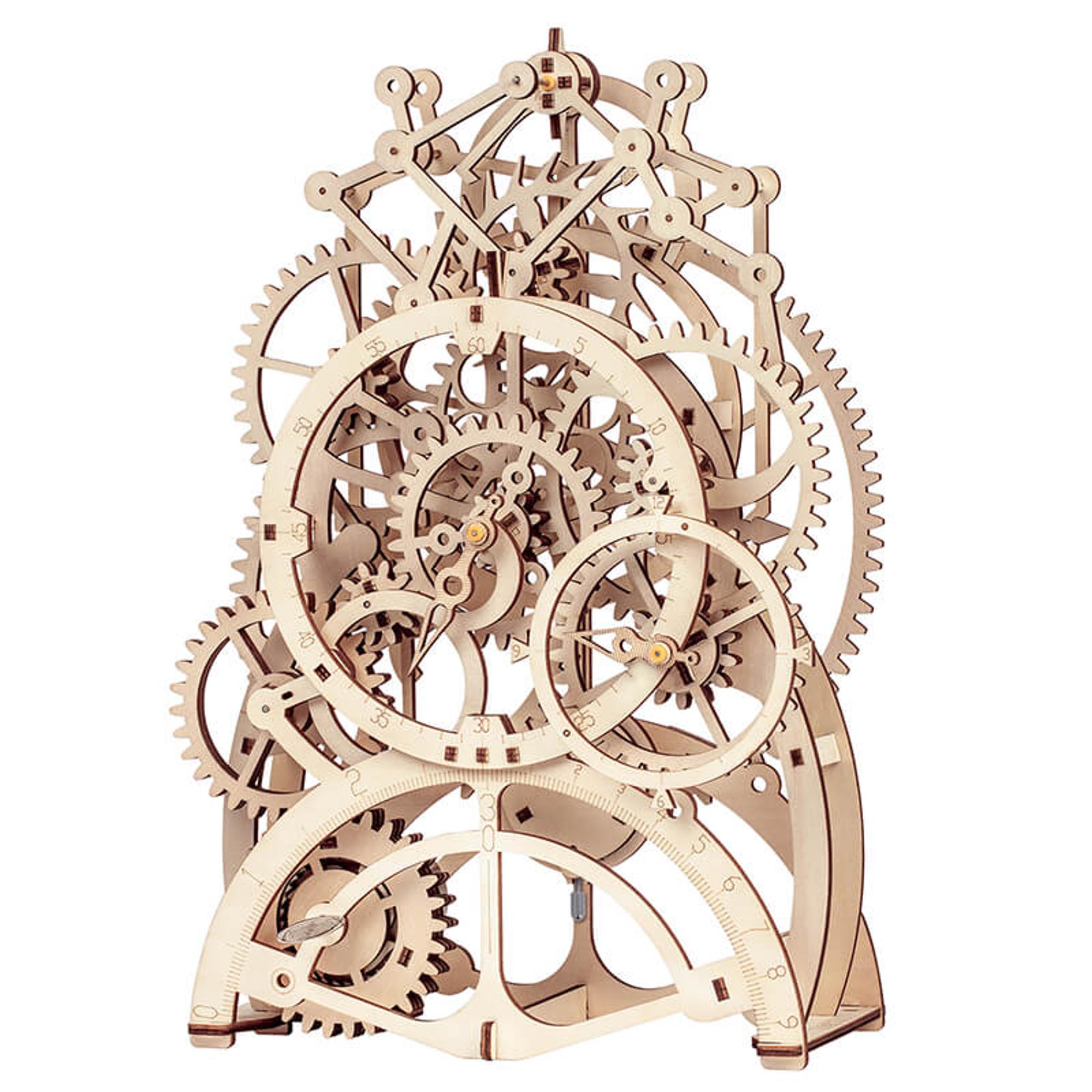 Pendulum Clock DIY Wooden Model Kit
