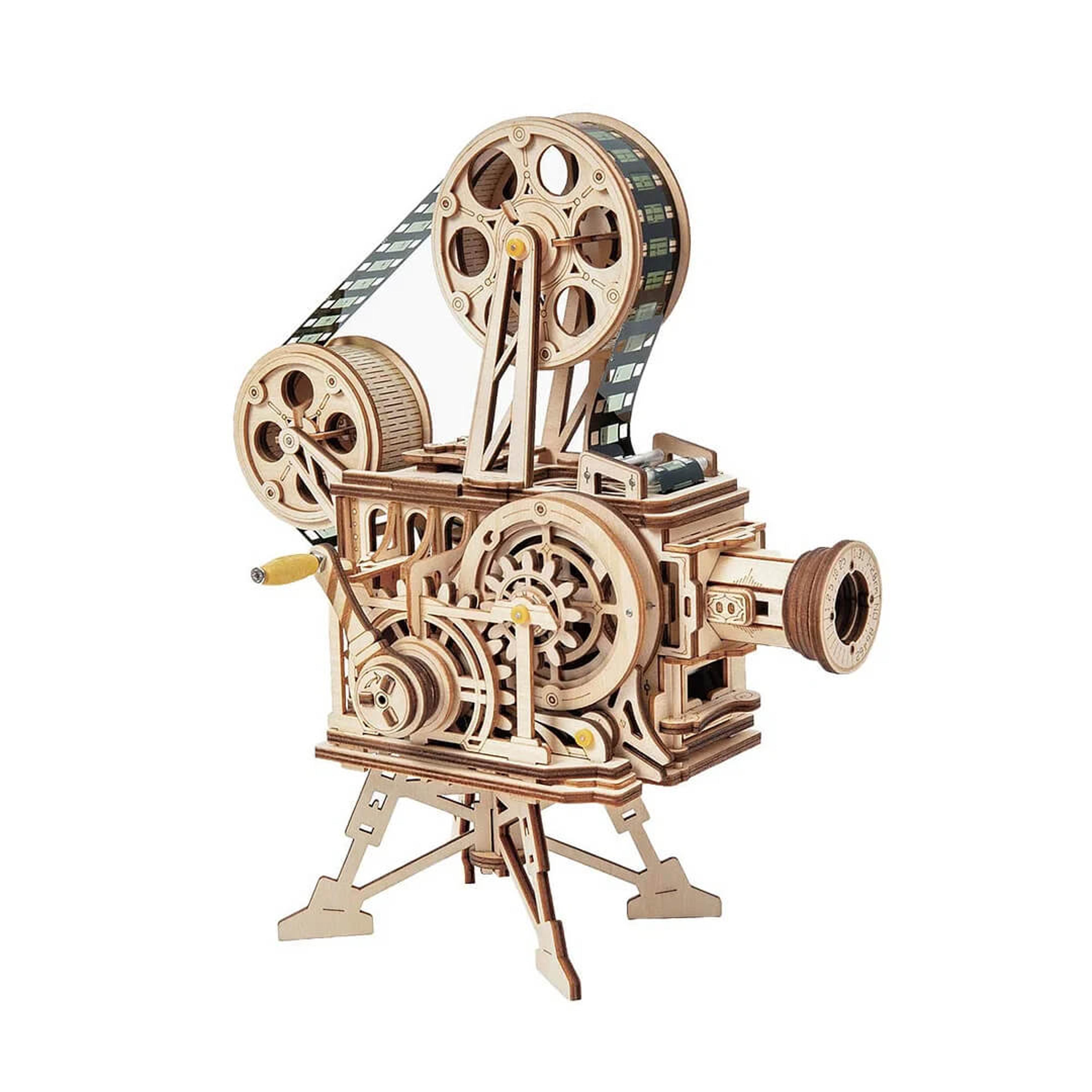 Vitascope Vintage Movie Projector 3D Wooden Puzzle