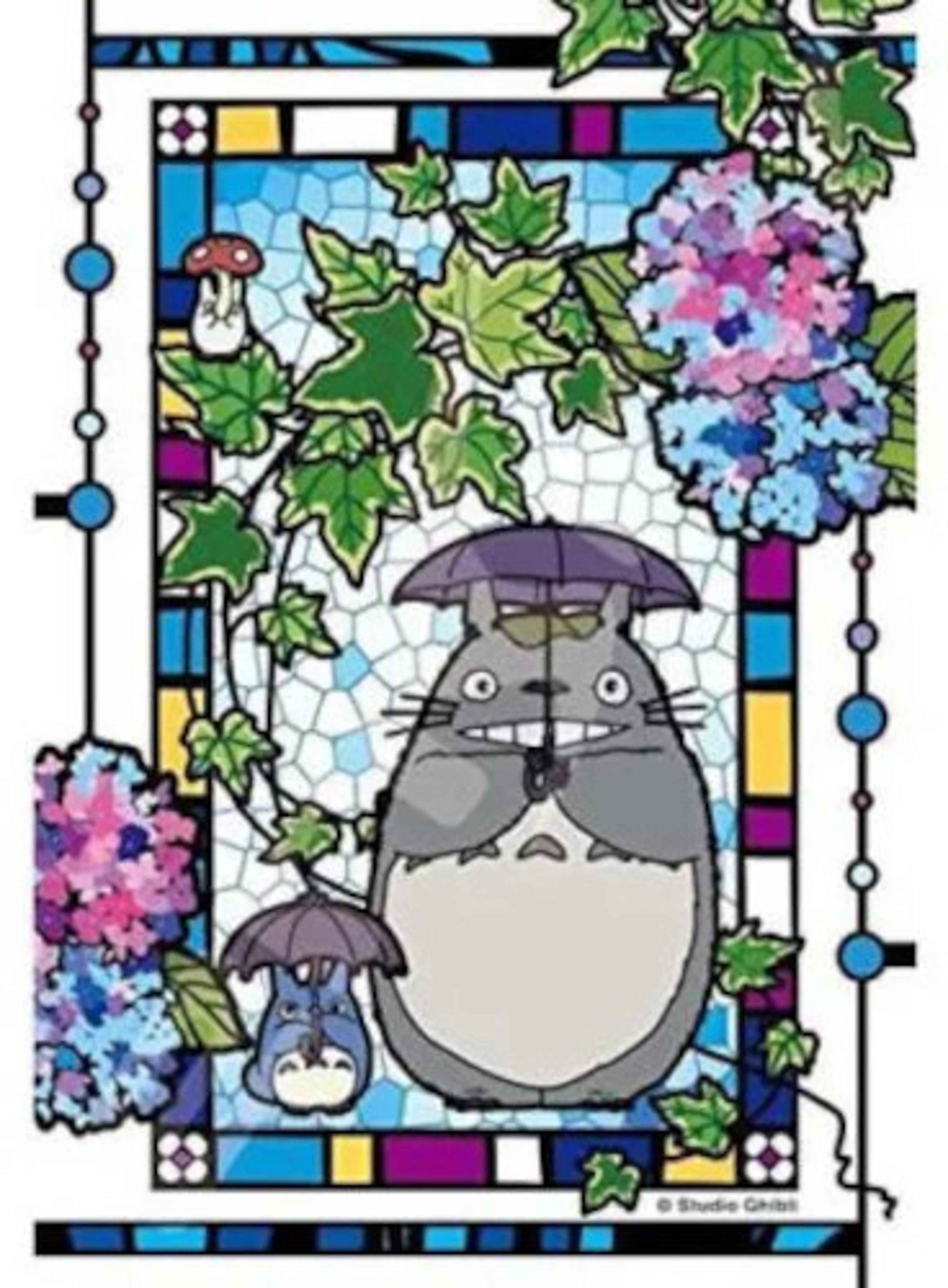 Totoro and Hydrangea Petite Artcrystal Puzzle