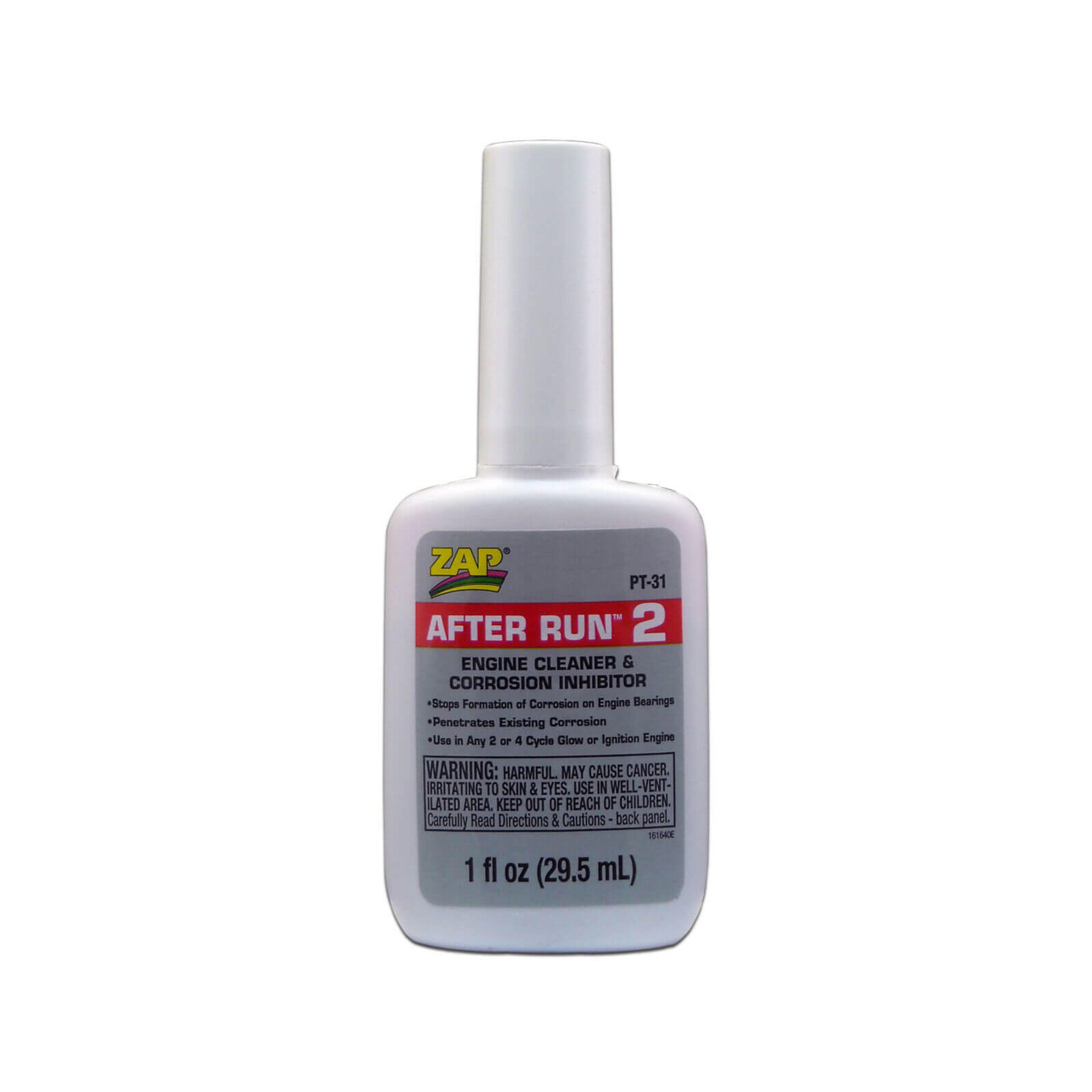ZAP Glue After Run 2 Engine Cleaner and Corrosion Inhibitor 1oz