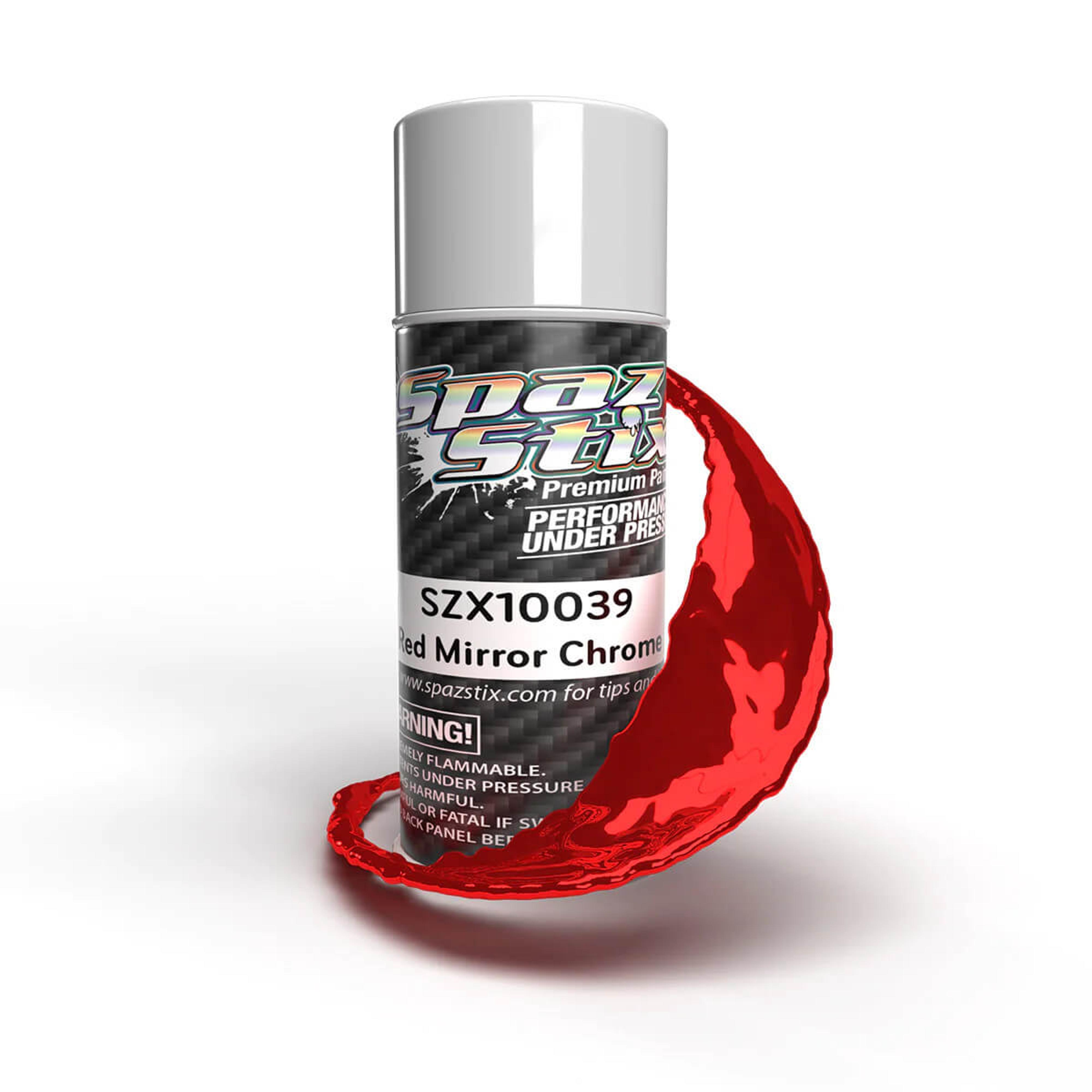 Red Mirror Chrome Aerosol Paint 3.5 oz