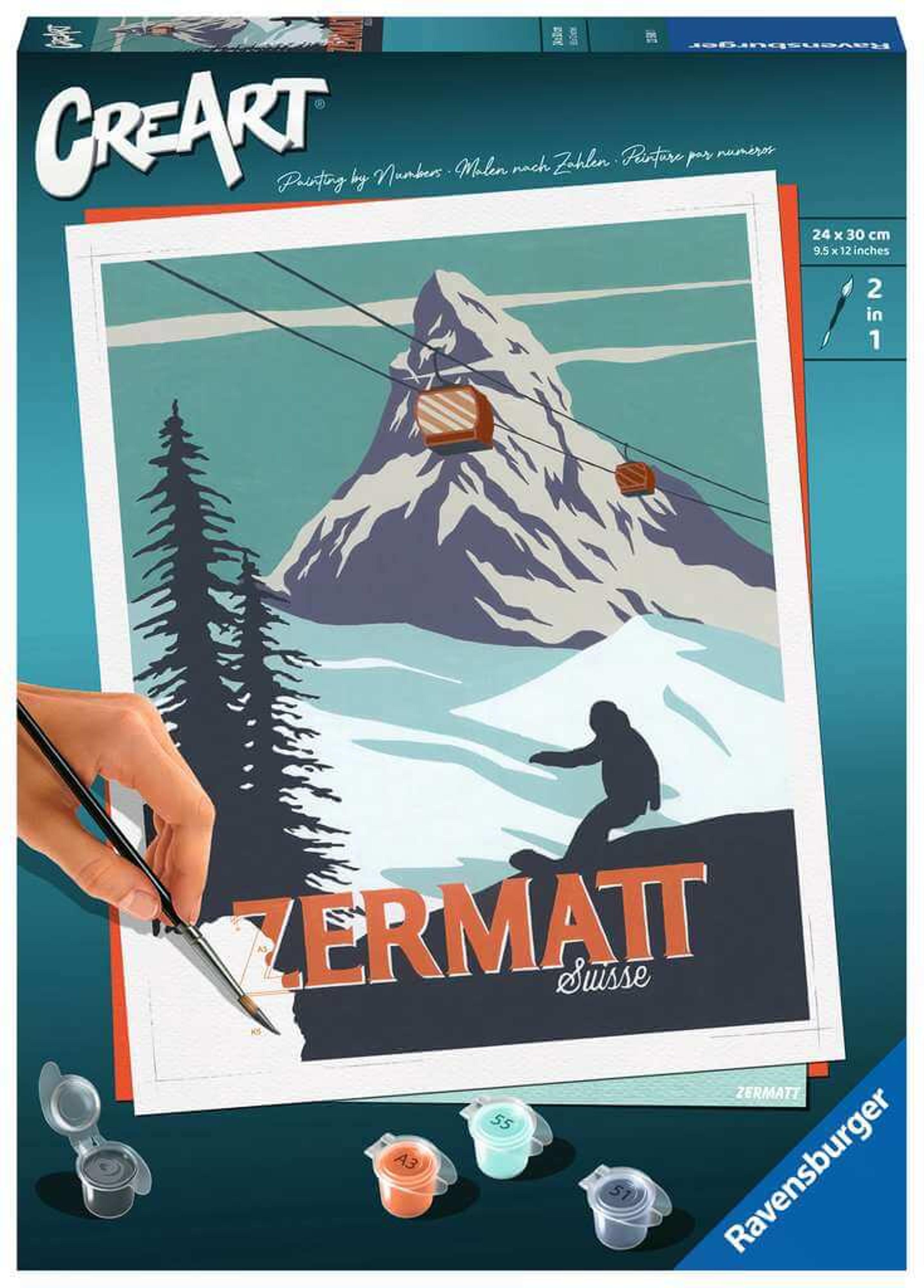 Zermatt 10x12 Paint-by-Number